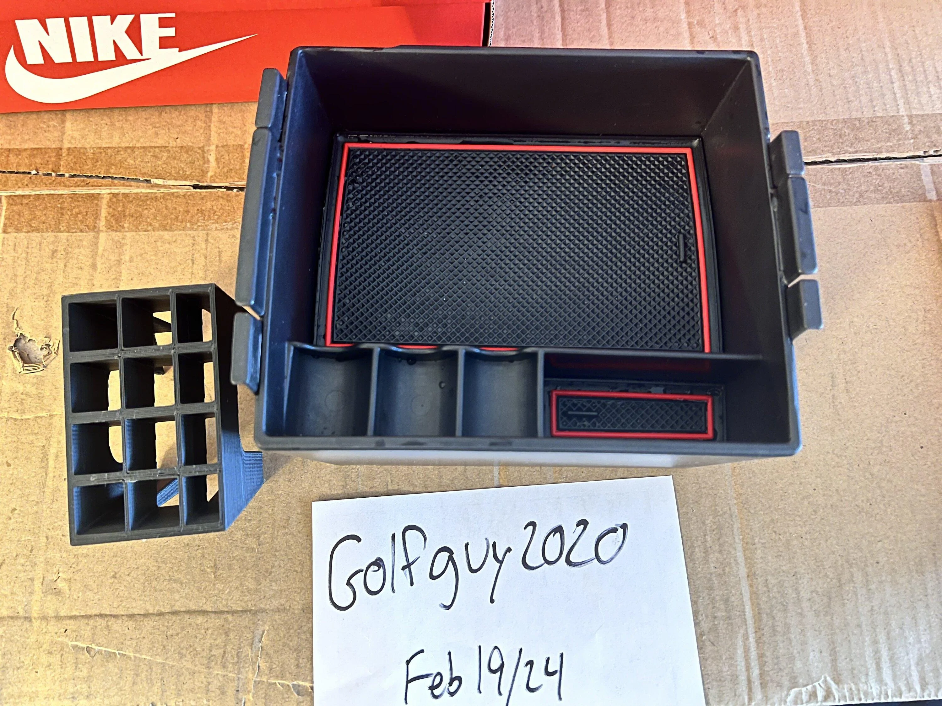 Ford Maverick 22 Maverick Hybrid OEM floor mats + center console bin + cubby insert (CANADA) IMG_1587