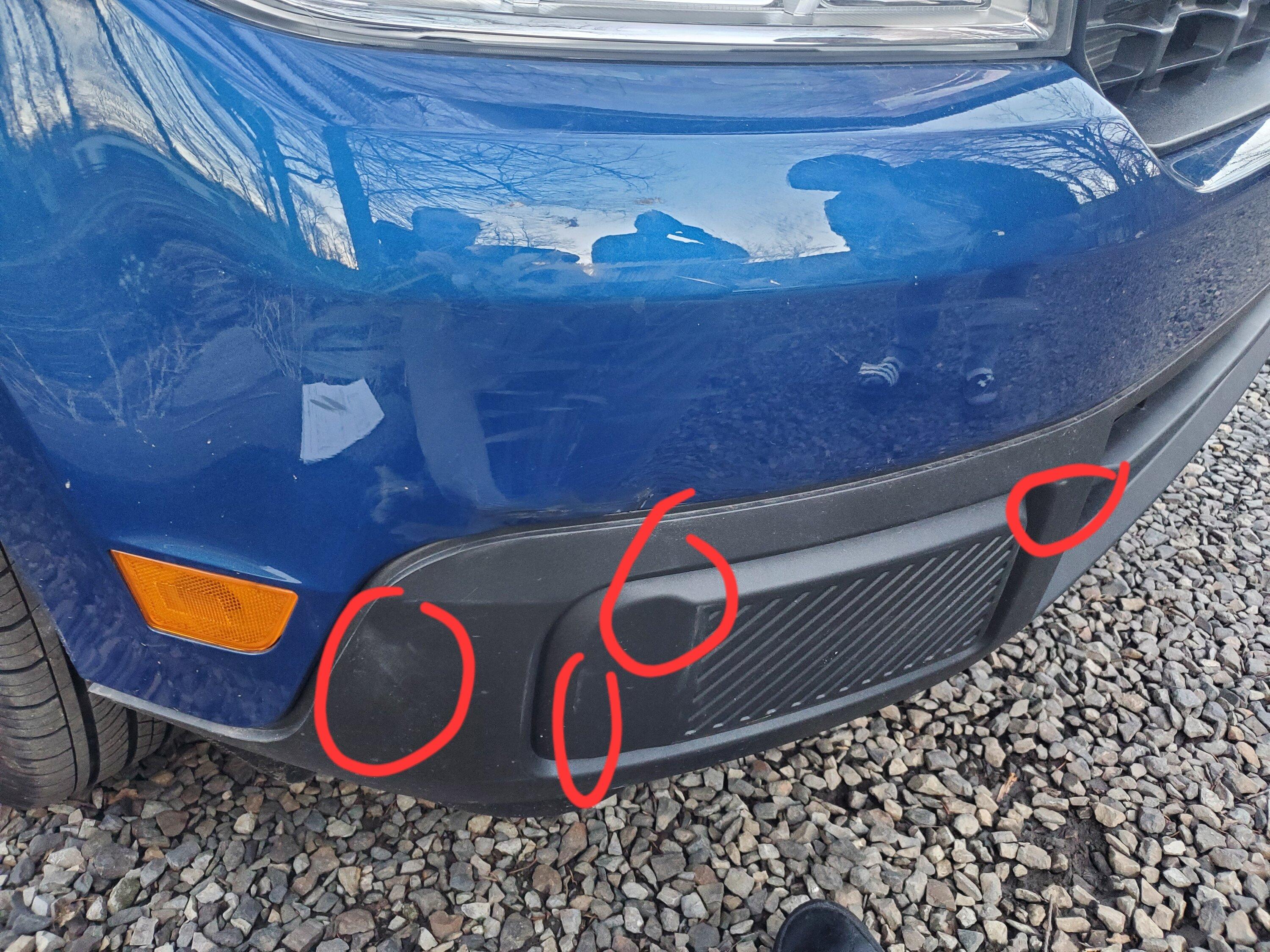 Ford Maverick Front upper bumper replacement 20240219_173126
