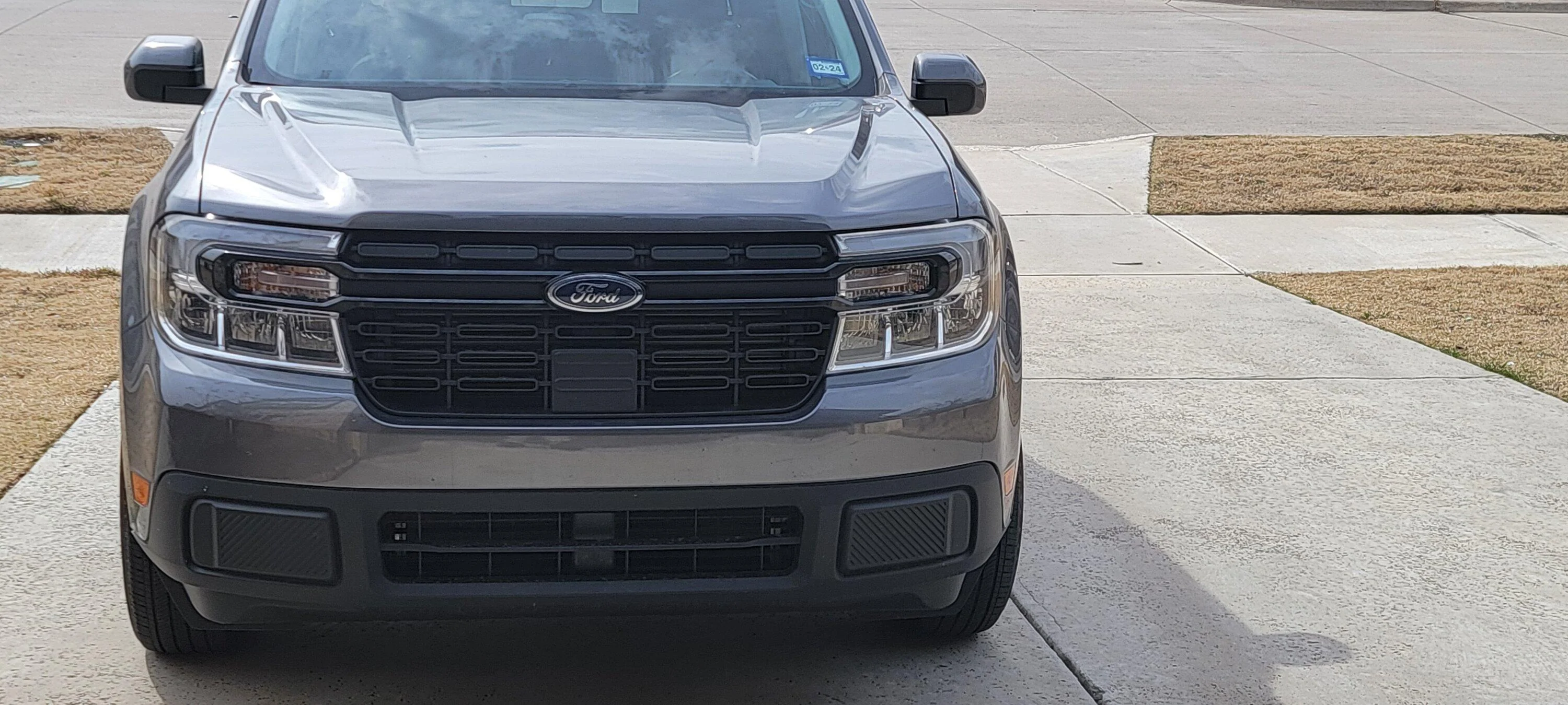 Ford Maverick Grill bar replacement 20240216_112052