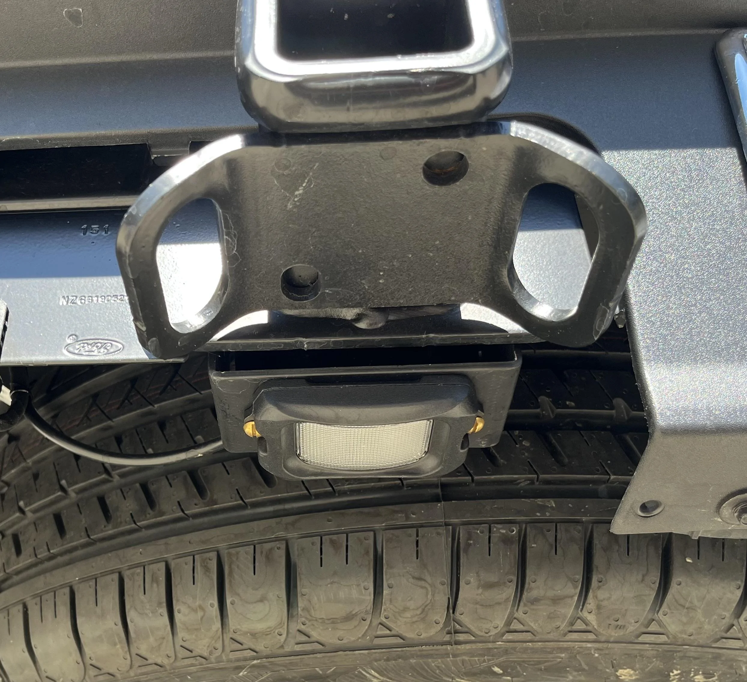 Ford Maverick License plate light... here's an idea... puddle lights IMG_5854
