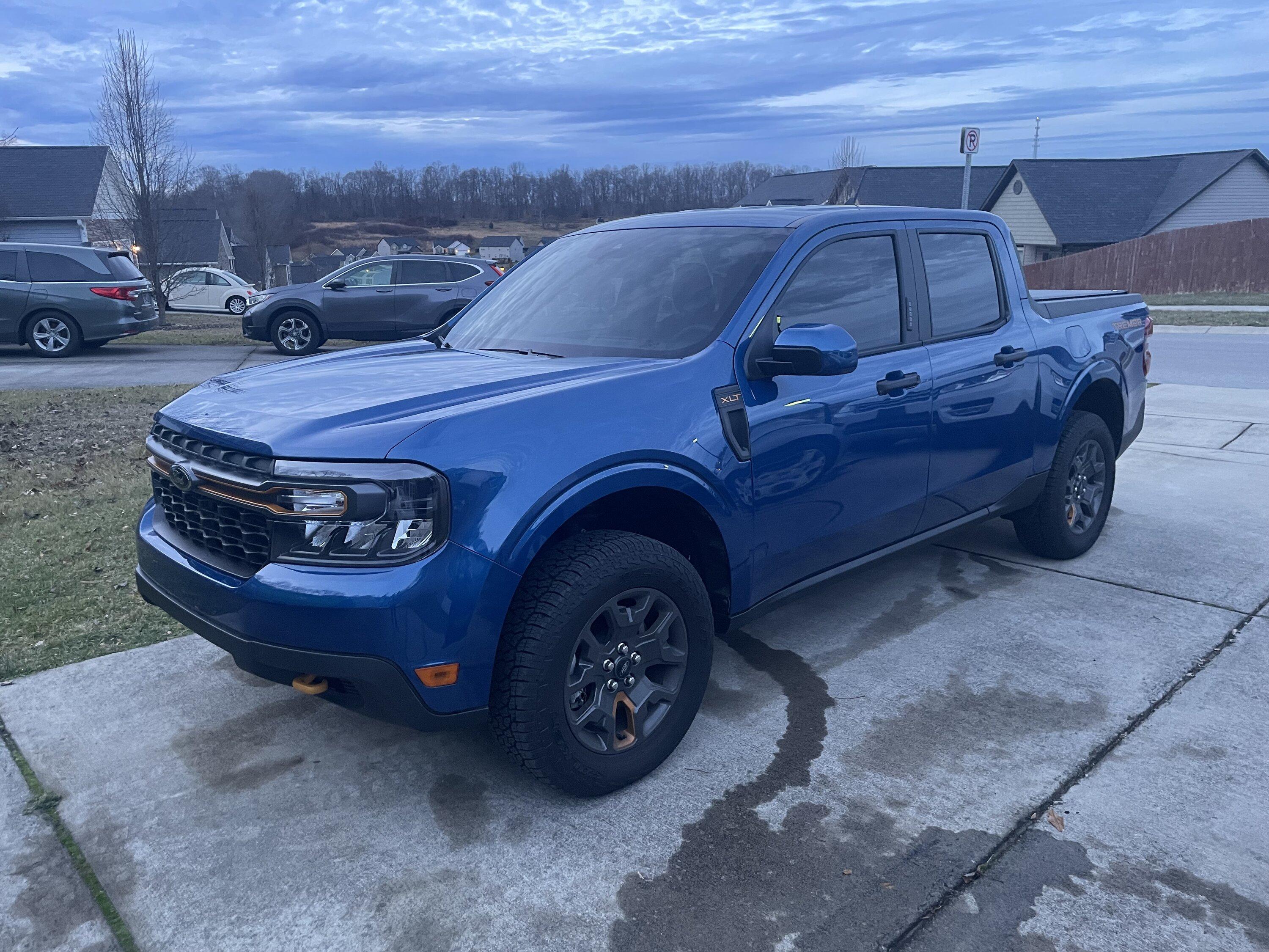 Ford Maverick Ceramic window tint installed -- before & after photos IMG_5119