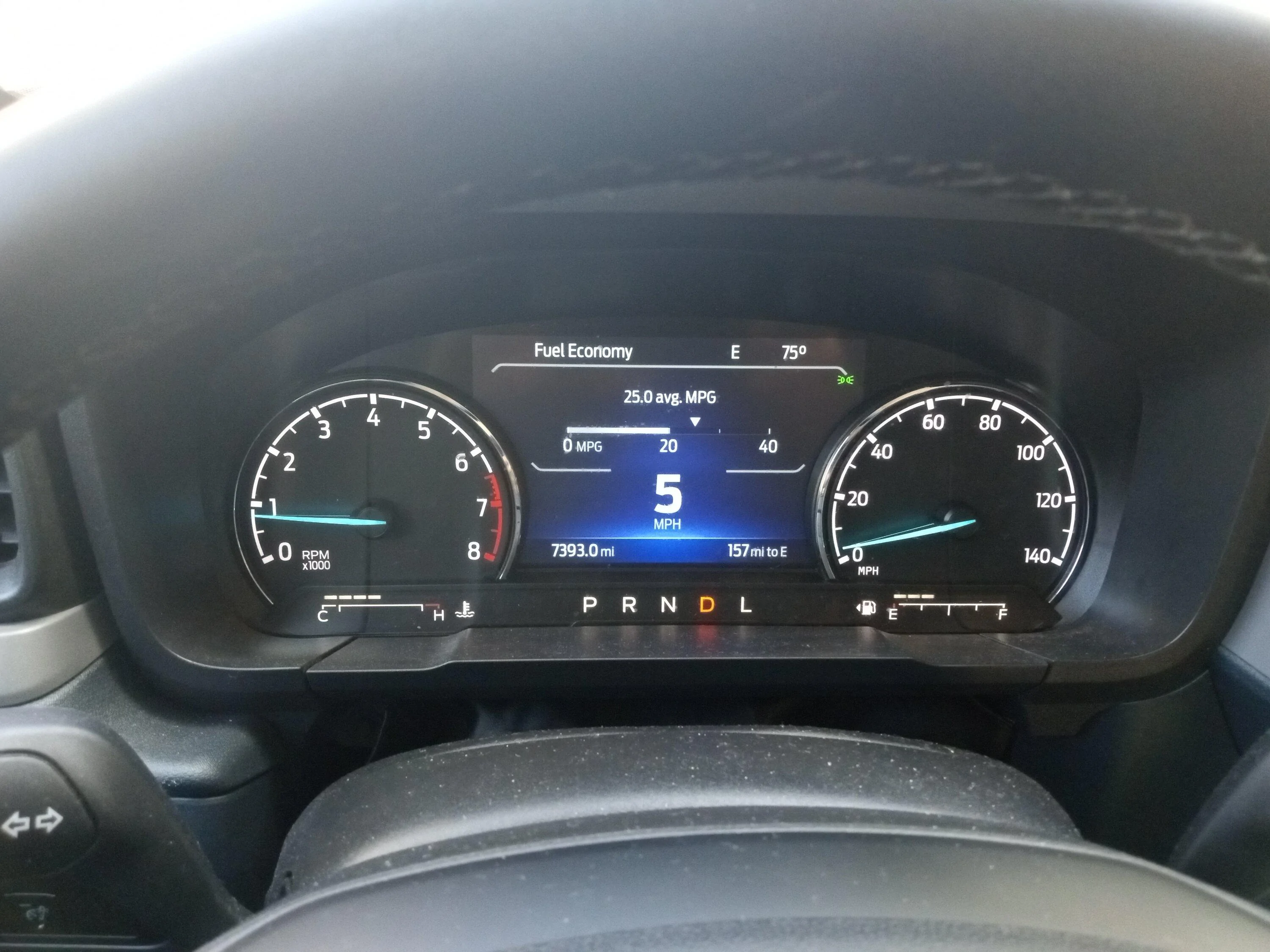 Ford Maverick Worst MPG from AWD 2.0 EcoBoost Owners? fuel gauge 7