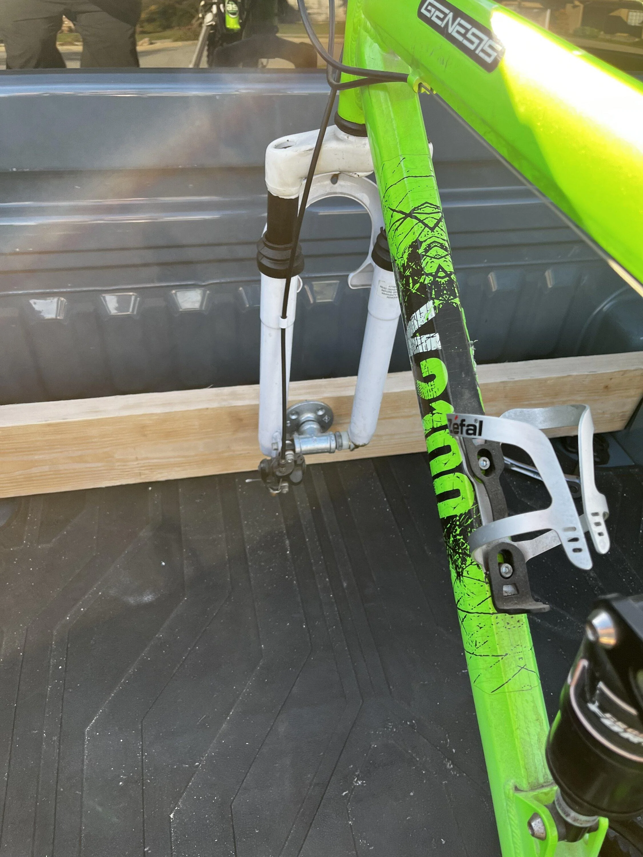 Ford Maverick DIY bike rack for less than $15 IMG_6965