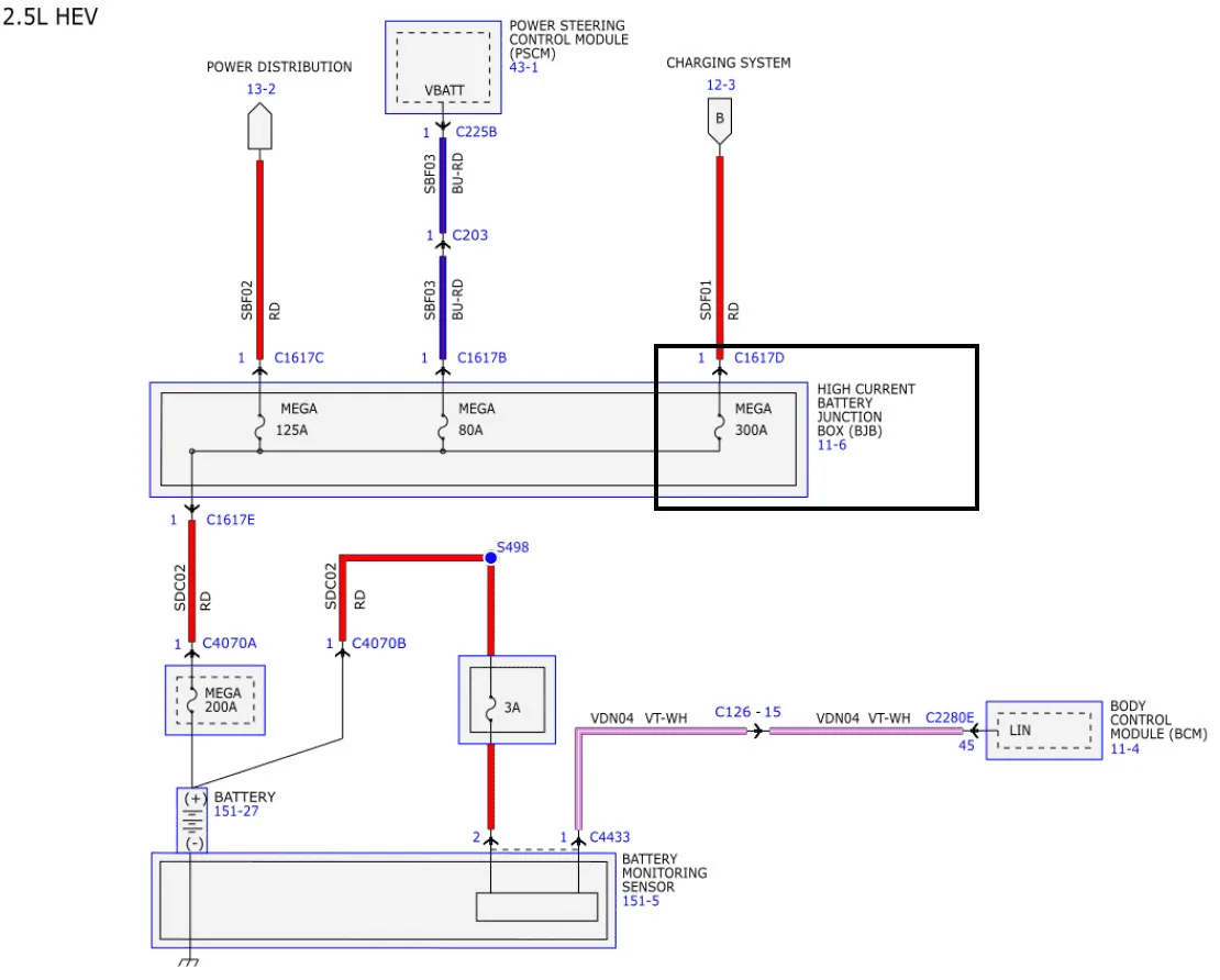 Ford Maverick Dead hybrid after work today 2.5L HEV Charging System
