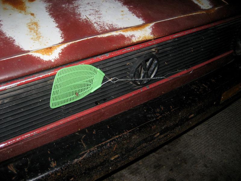Ford Maverick Hood ornament VW-Volkswagen-bug-catcher.JPG