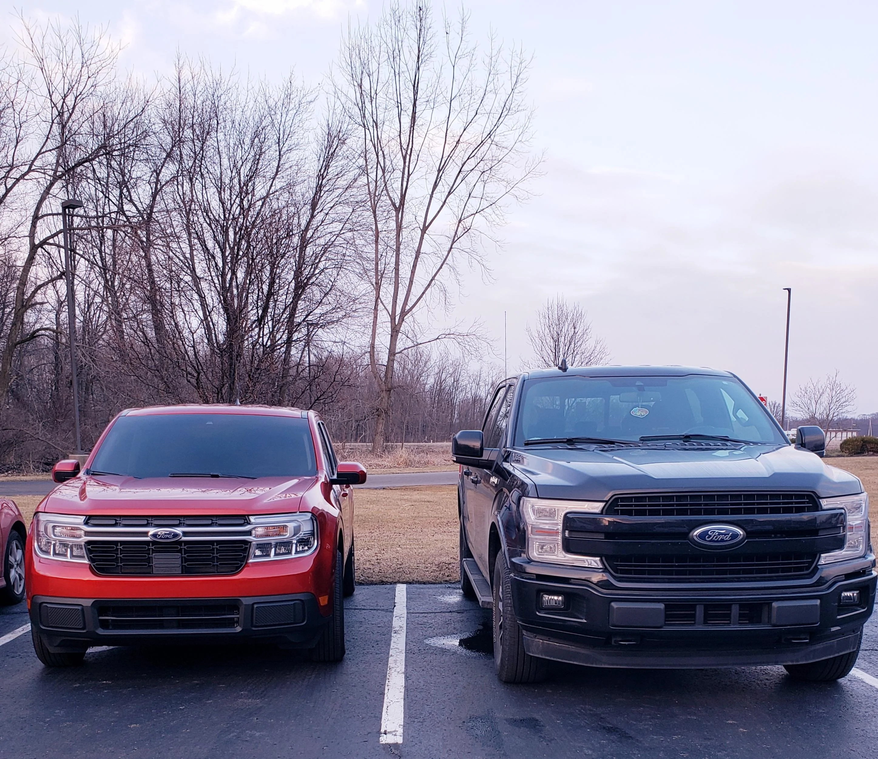 Ford Maverick Post your Maverick next to ridiculously large trucks - photos thread 20240223_181810