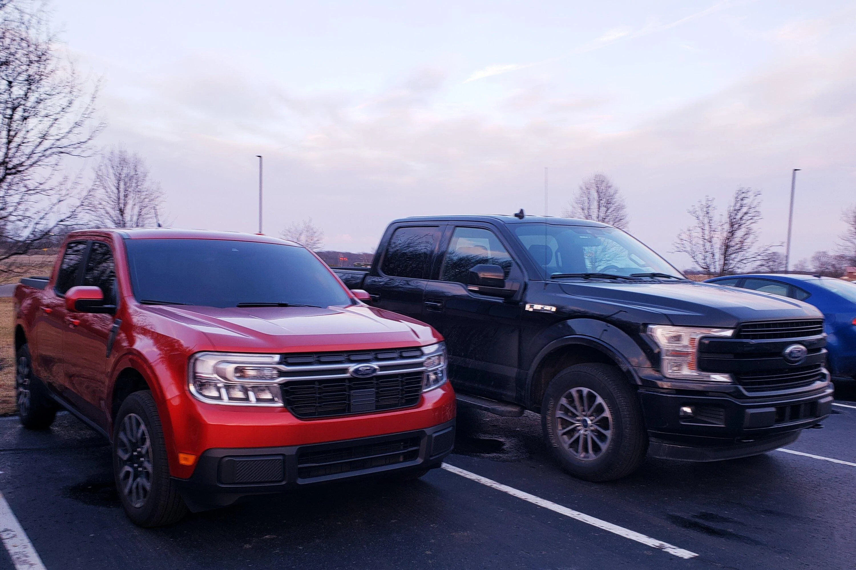 Ford Maverick Post your Maverick next to ridiculously large trucks - photos thread 20240223_181729