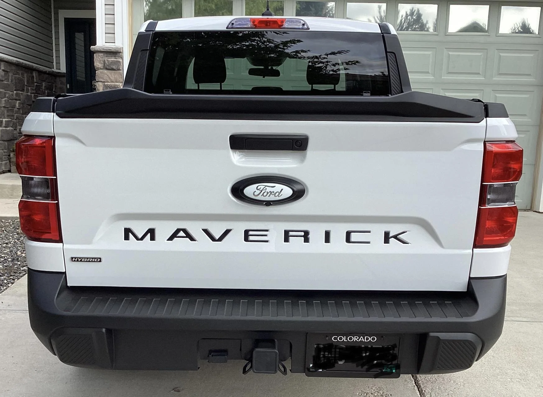 Ford Maverick Tailgate spoiler question IMG_0422