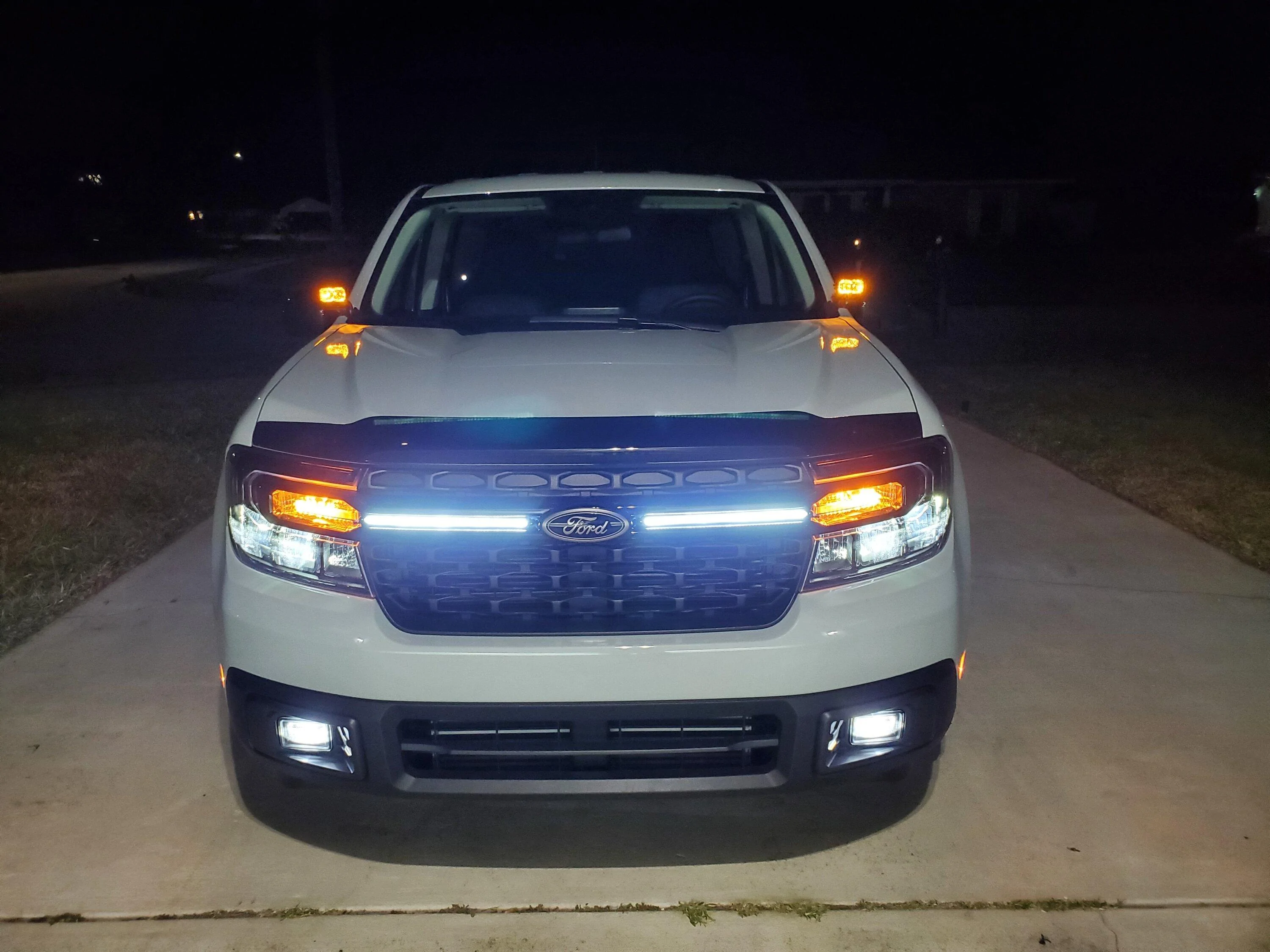 Ford Maverick Diode Dynamics Fog lights & SSC2 PRO Ditch Lights Installed! 20240224_235559