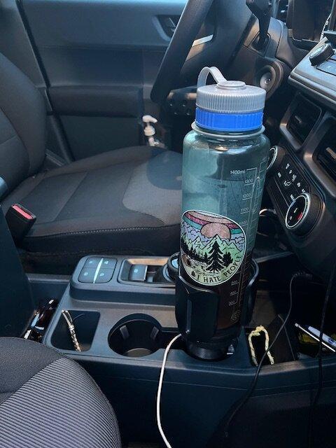 Ford Maverick Cheap Wireless Carplay Adapter and Free Cup Holder Adapter IMG_4442
