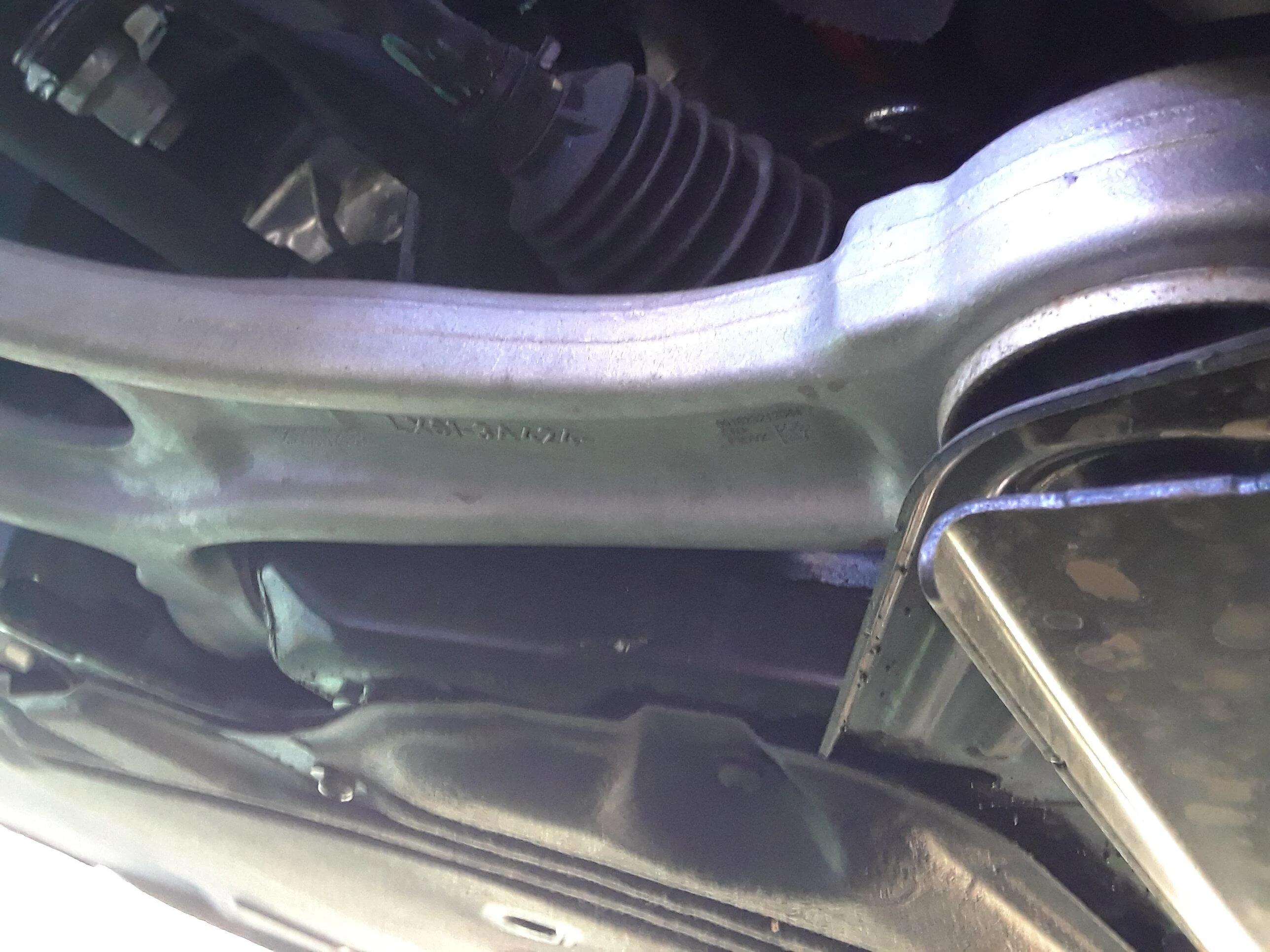 Ford Maverick Floor jack pinch weld pucks control arm 3