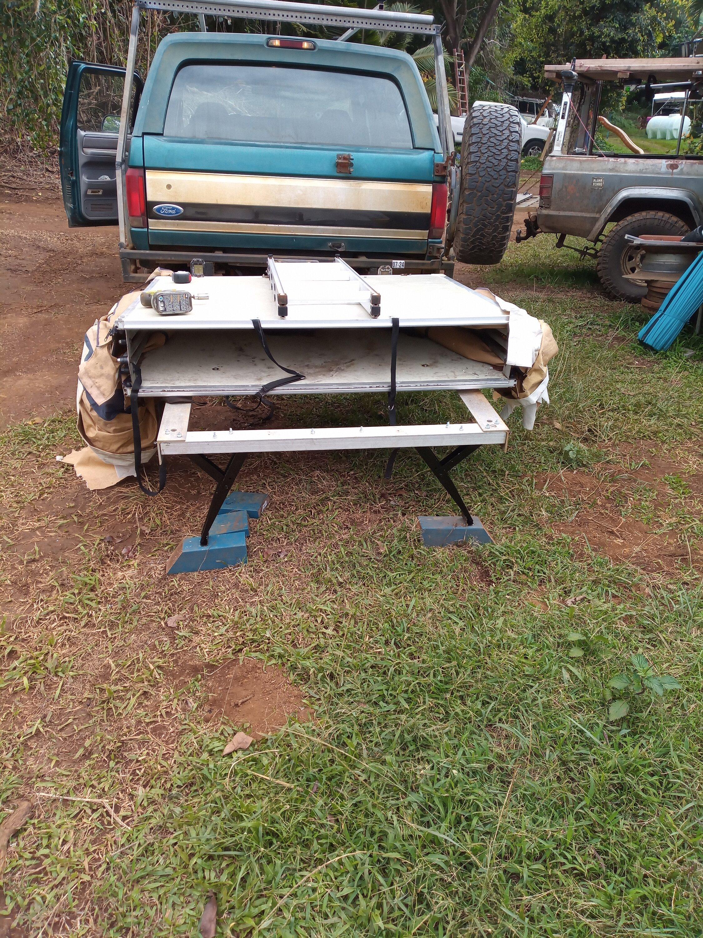 Ford Maverick Almost finished! Building a RTT hitch carrier for my Maverick Tremor. Kipahulu Gulch camping in 3(not 2 lol) weeks! IMG_20240219_151801_692