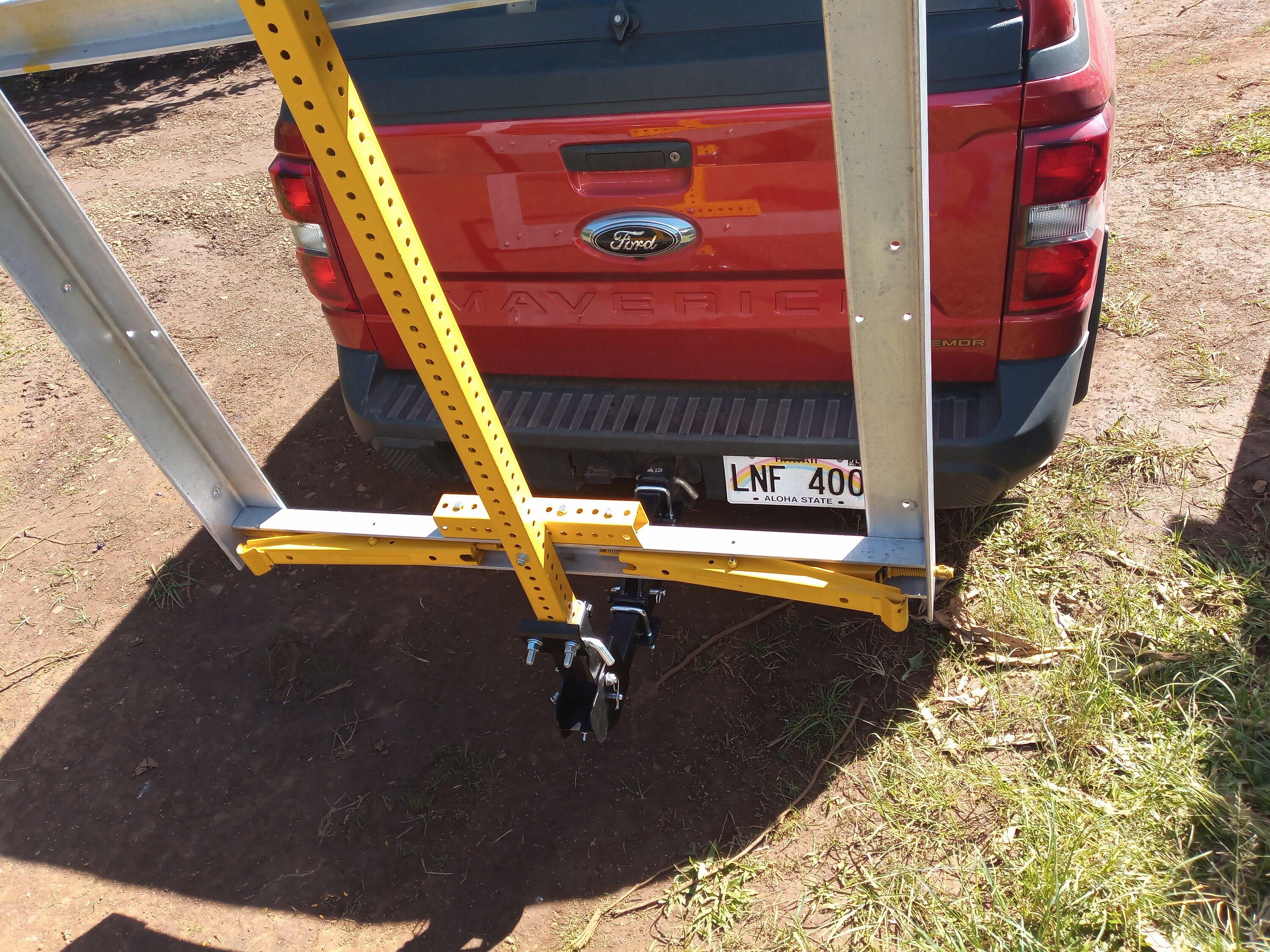 Ford Maverick Almost finished! Building a RTT hitch carrier for my Maverick Tremor. Kipahulu Gulch camping in 3(not 2 lol) weeks! IMG_20240225_142728_993