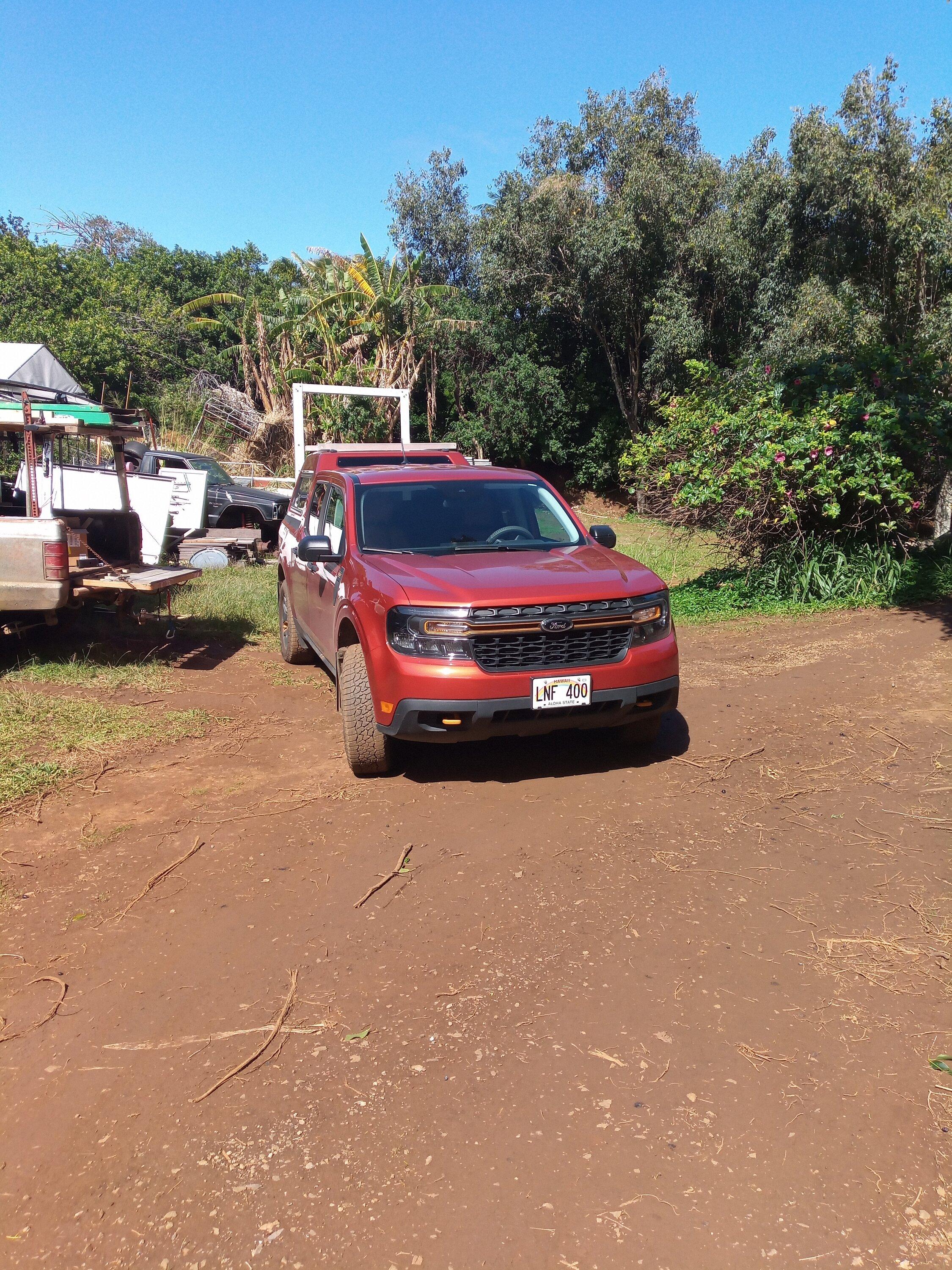 Ford Maverick Almost finished! Building a RTT hitch carrier for my Maverick Tremor. Kipahulu Gulch camping in 3(not 2 lol) weeks! IMG_20240225_142859_675