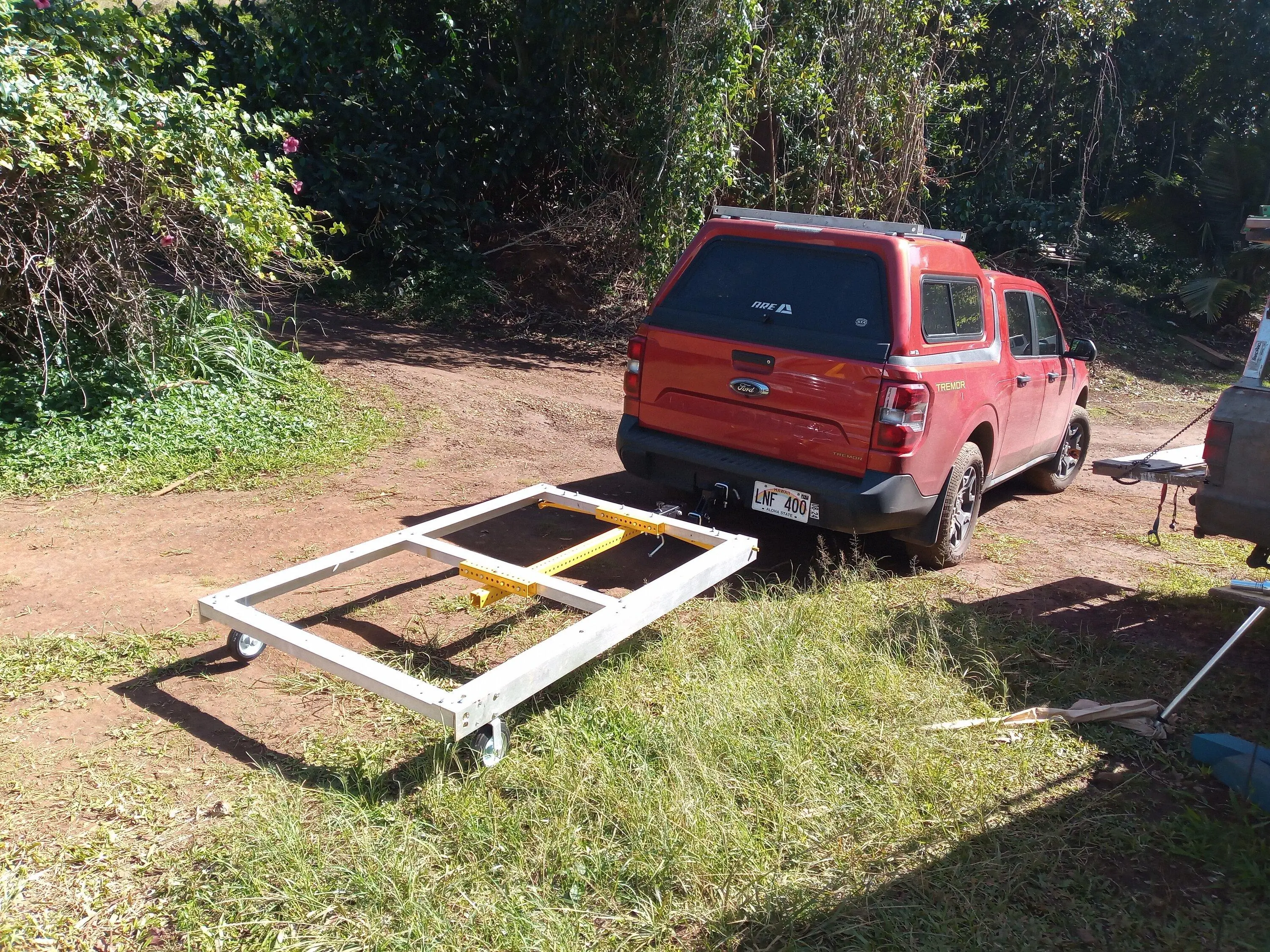 Ford Maverick Almost finished! Building a RTT hitch carrier for my Maverick Tremor. Kipahulu Gulch camping in 3(not 2 lol) weeks! IMG_20240225_143030_447