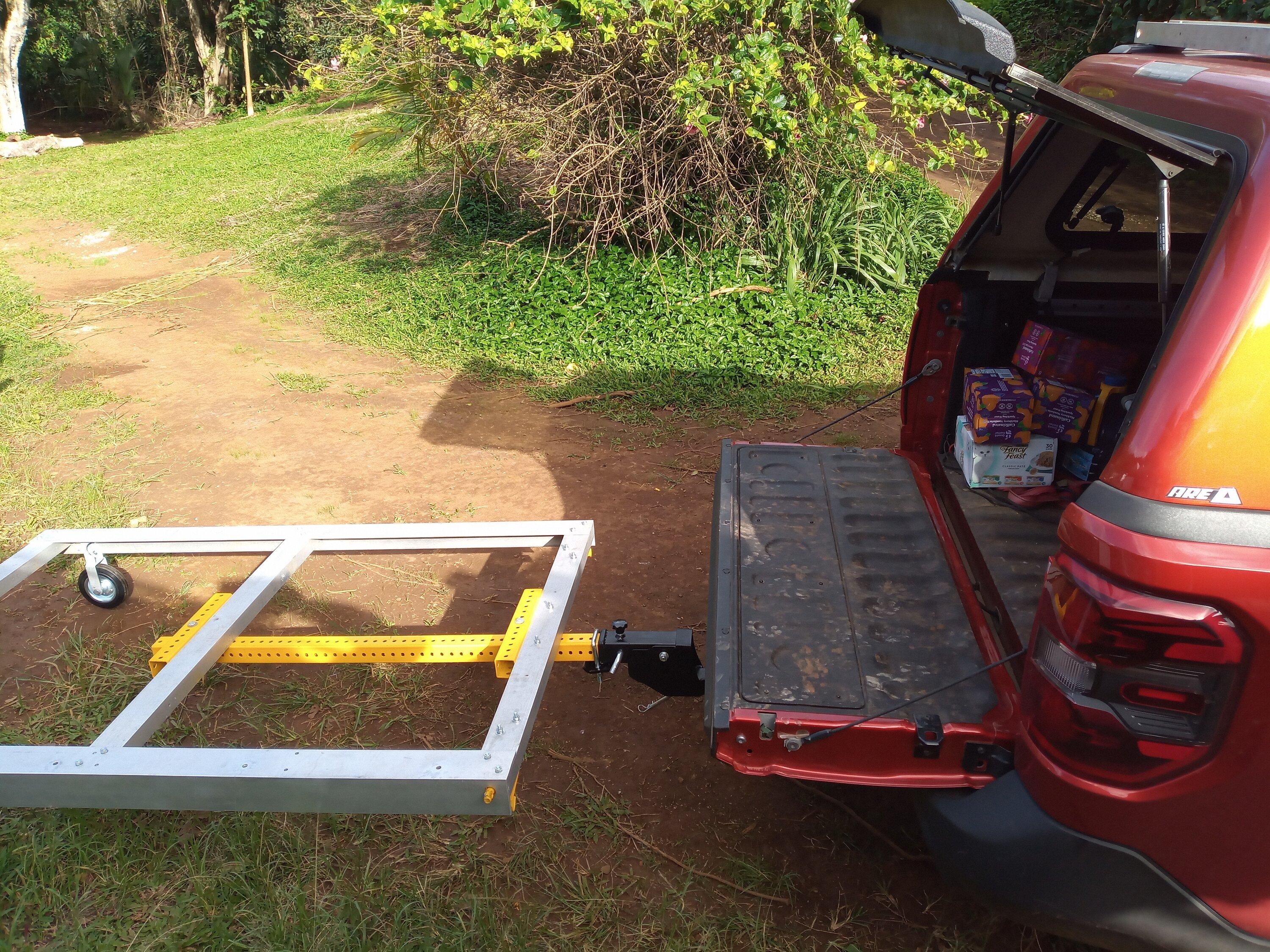 Ford Maverick Almost finished! Building a RTT hitch carrier for my Maverick Tremor. Kipahulu Gulch camping in 3(not 2 lol) weeks! IMG_20240225_161435_763