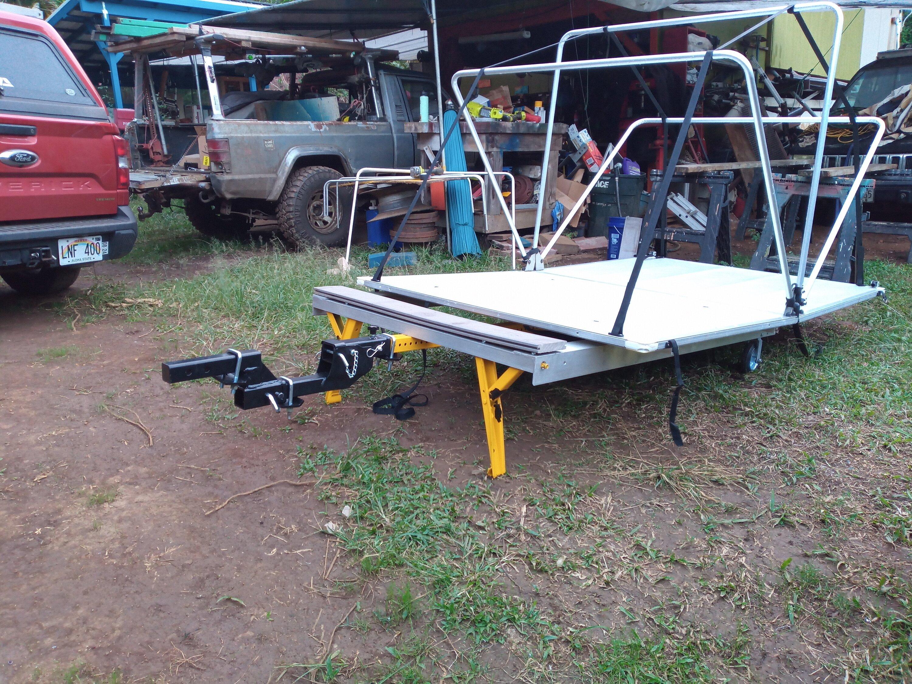 Ford Maverick Almost finished! Building a RTT hitch carrier for my Maverick Tremor. Kipahulu Gulch camping in 3(not 2 lol) weeks! IMG_20240225_181359_947