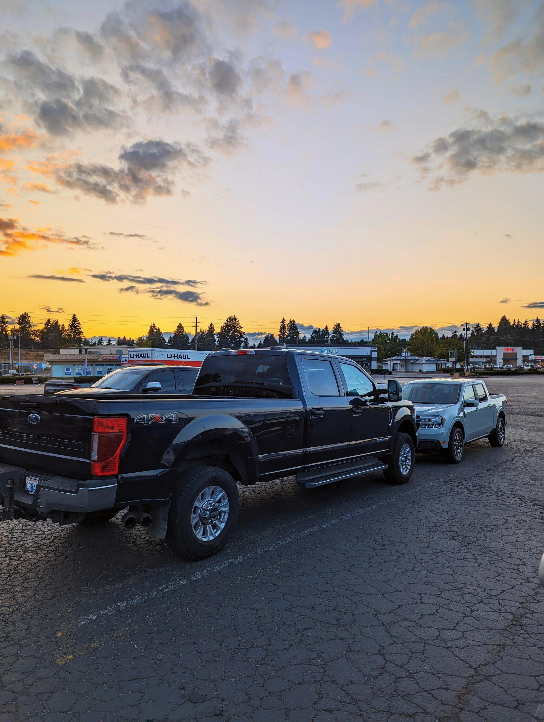 Ford Maverick Post your Maverick next to ridiculously large trucks - photos thread 1000001049