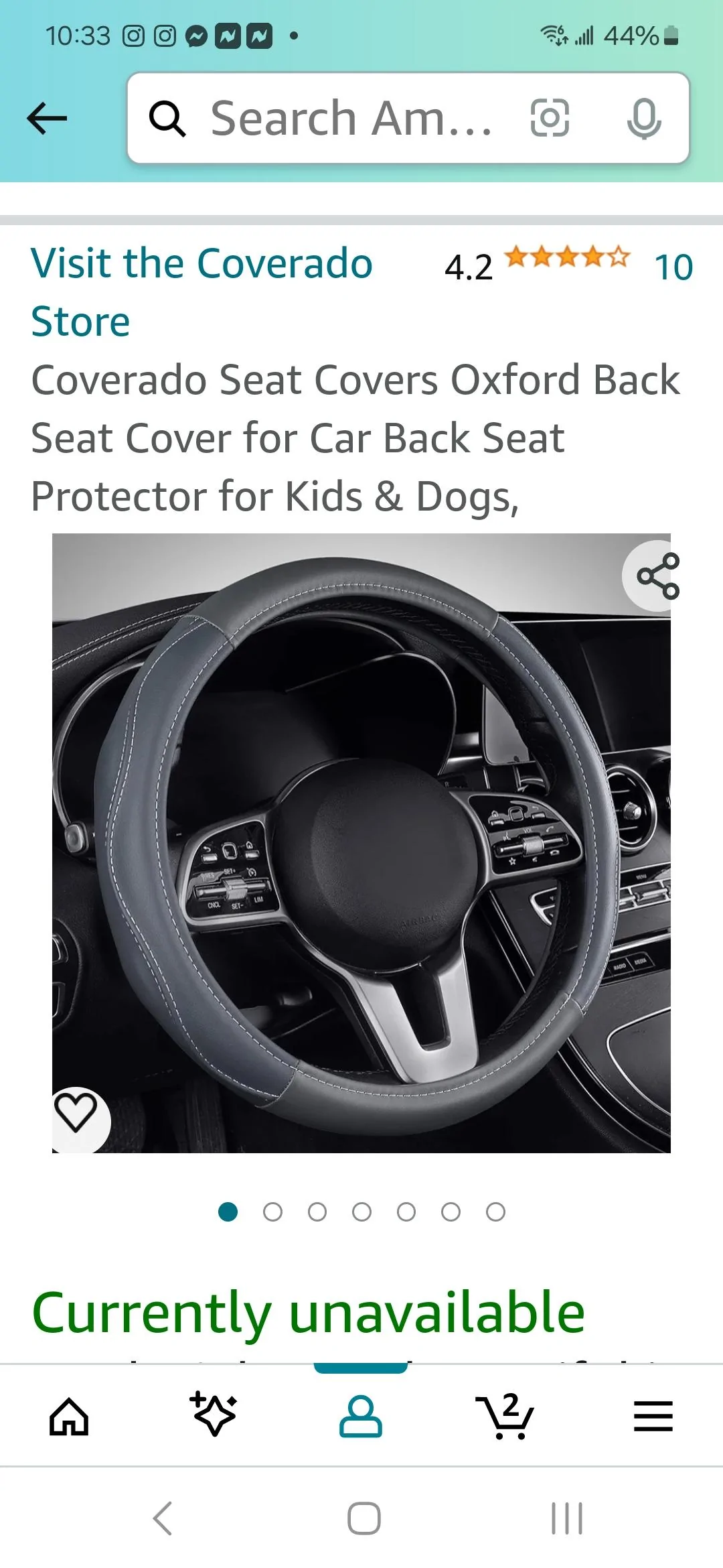 Ford Maverick XL Steering Wheel Coating Rough? Screenshot_20240226_103336_Amazon Shopping