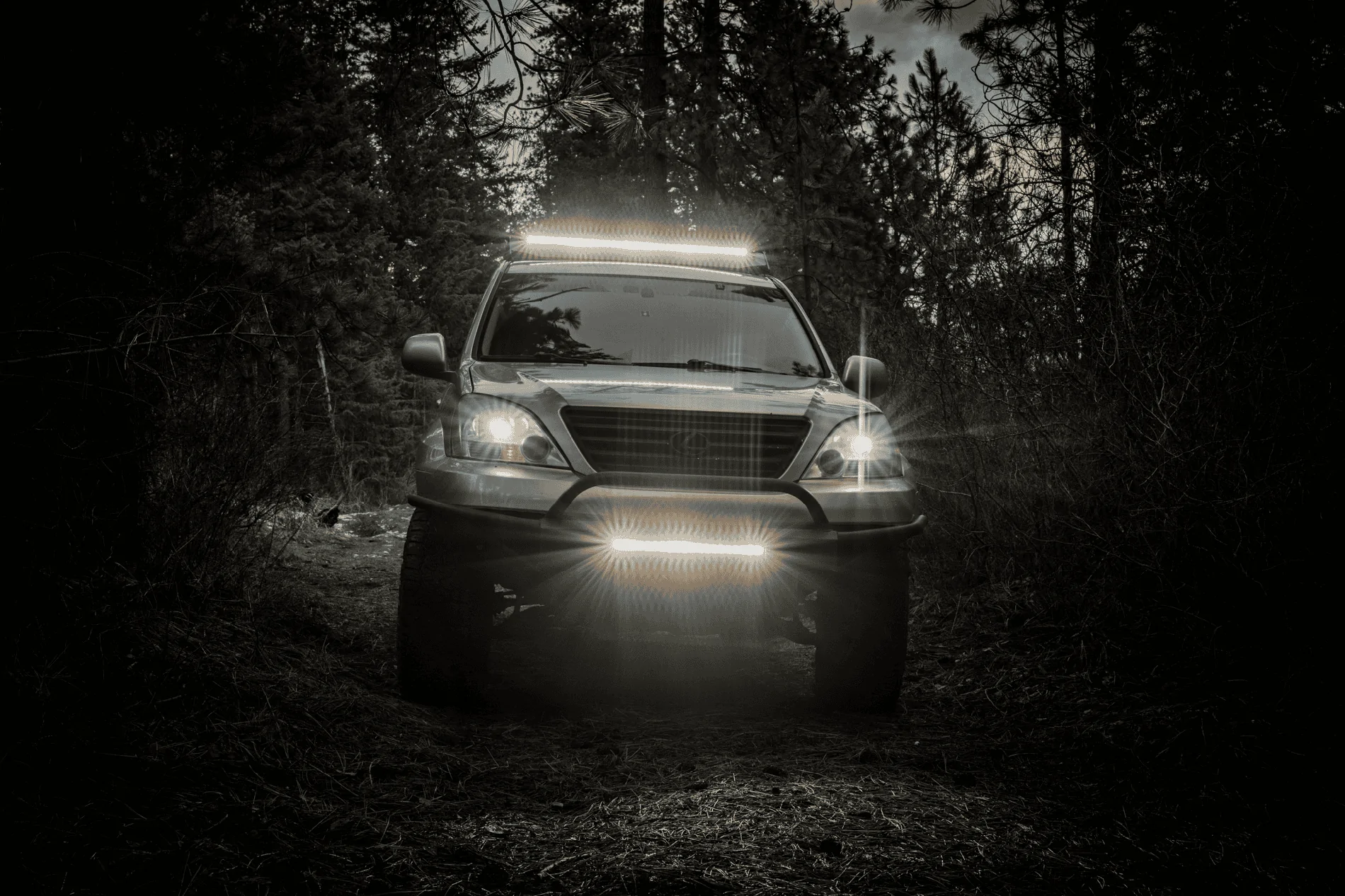 Ford Maverick Lasfit LED Light Bars - High-Quality Combo Lens Light Bar For Your Budget photo8 lasfit light bar visual effect