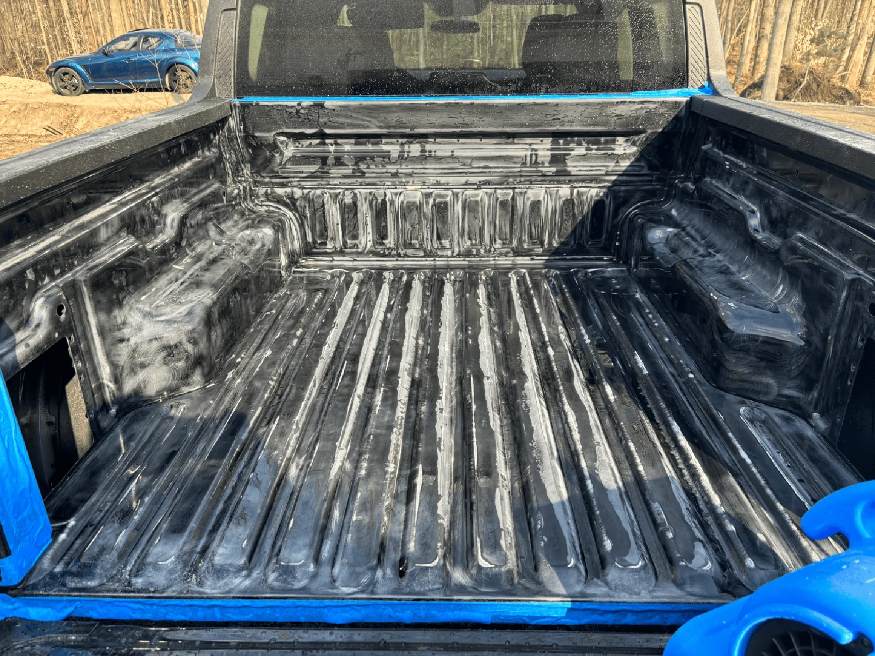 Ford Maverick 265/60-18 Cooper Rugged Trek tires installed IMG_4959