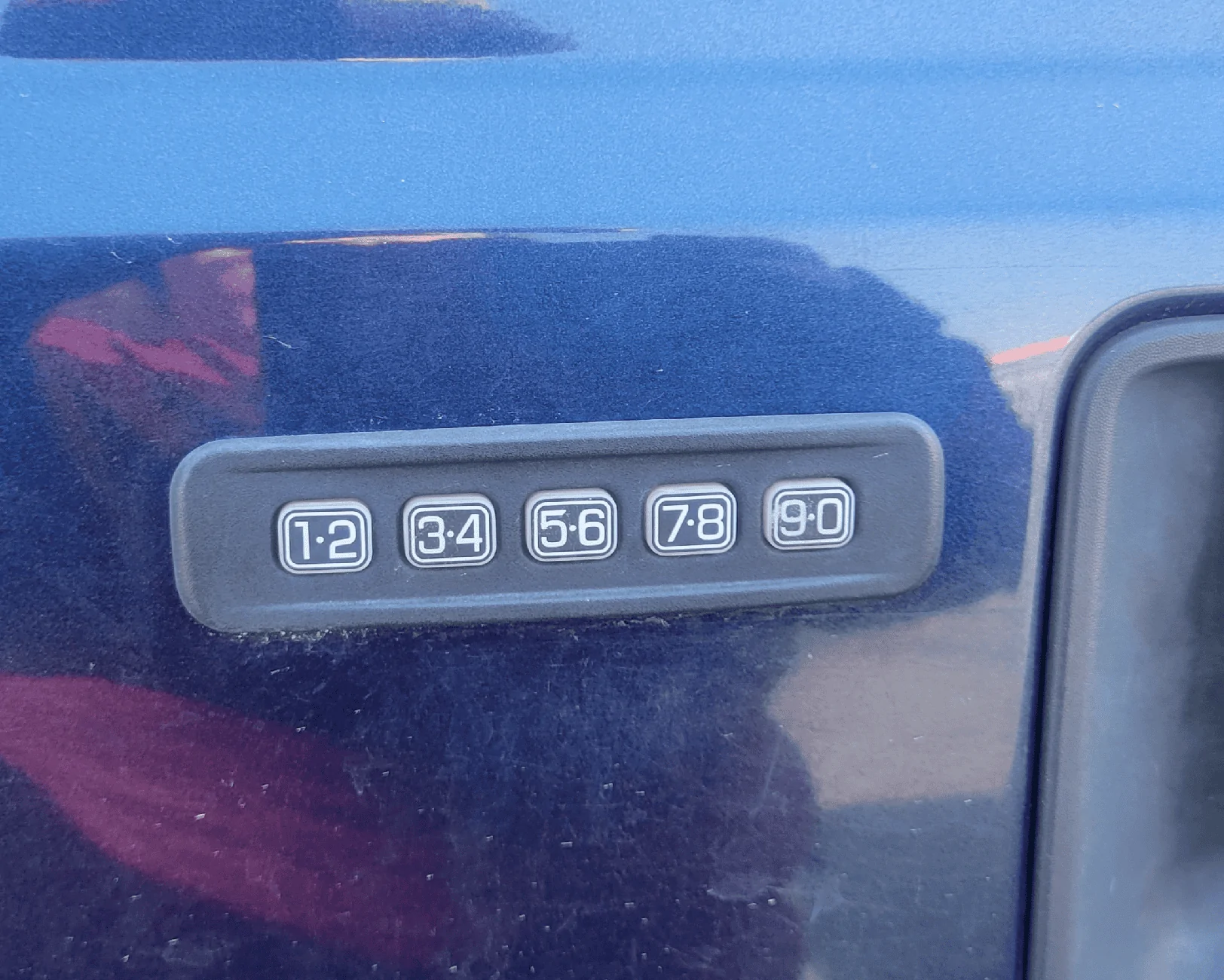 Ford Maverick My 2024 Keypad alternate location... where's yours? 20240227_122738