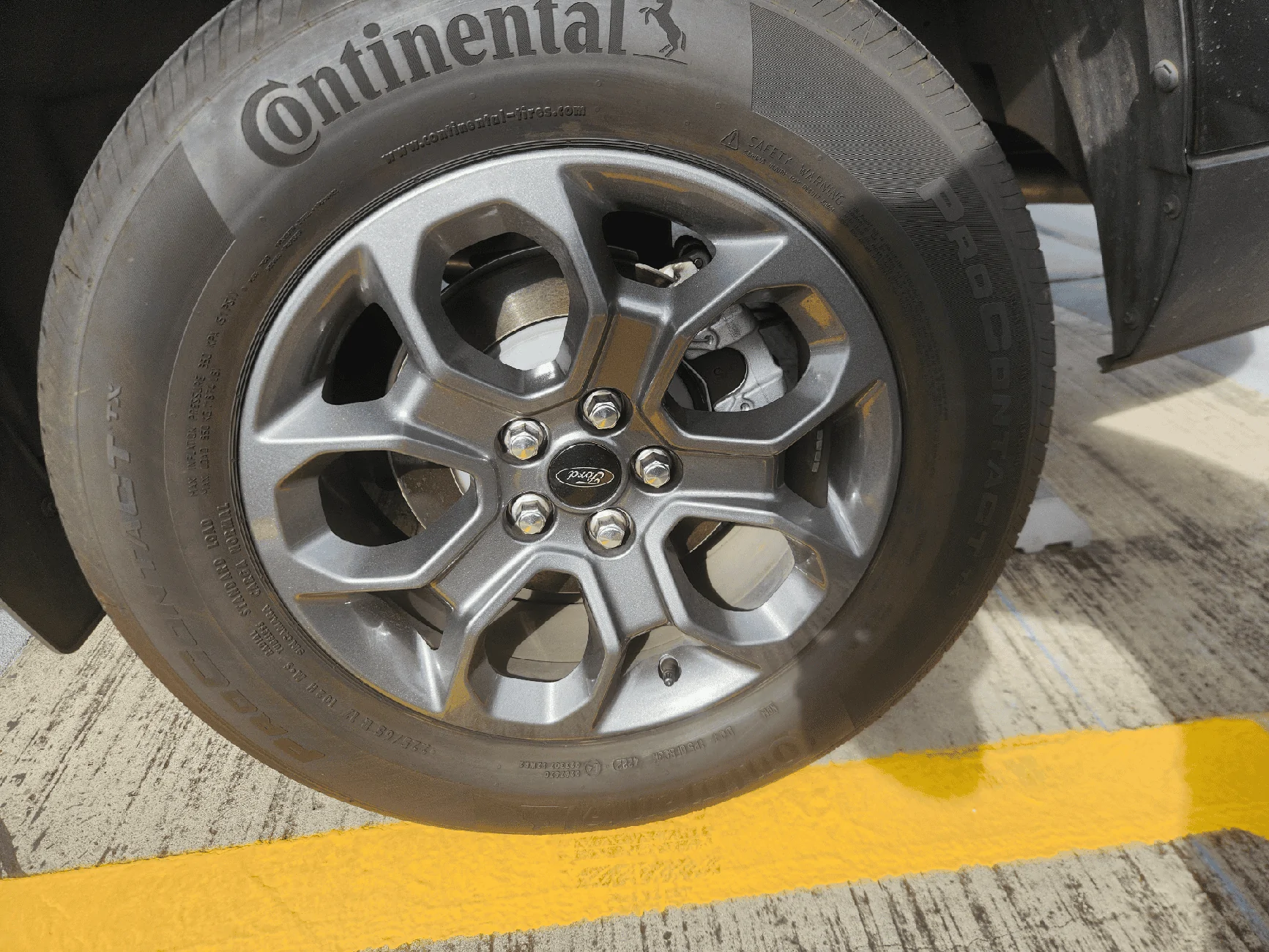Ford Maverick Full size spare not same tires as ones on vehicle? 20240227_093300