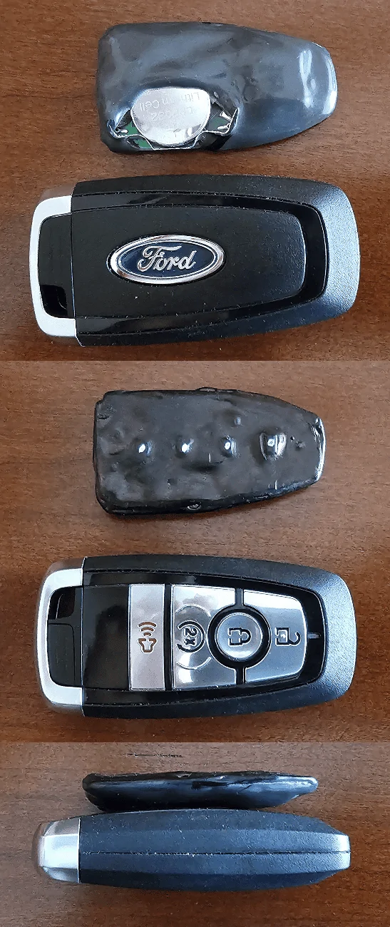 Ford Maverick Disassembled & Reduced Size of Key Fob Key Fobs