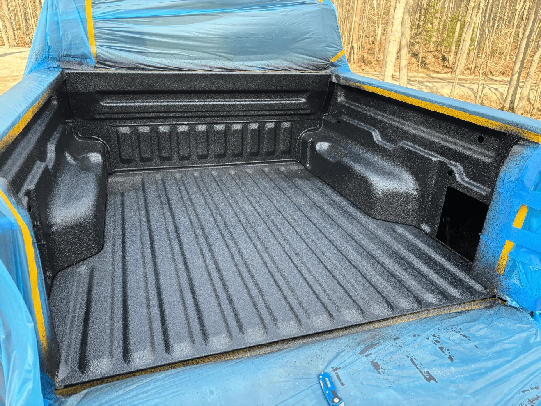 Ford Maverick 265/60-18 Cooper Rugged Trek tires installed IMG_4961