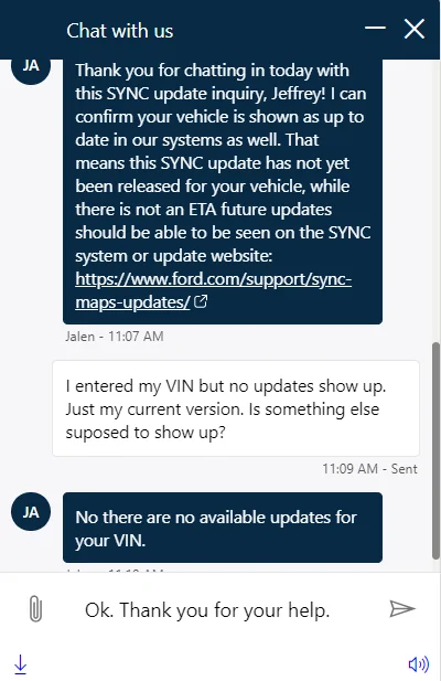 Ford Maverick Sync resets every time vehicle is shut off Screenshot 2024-02-29 111040