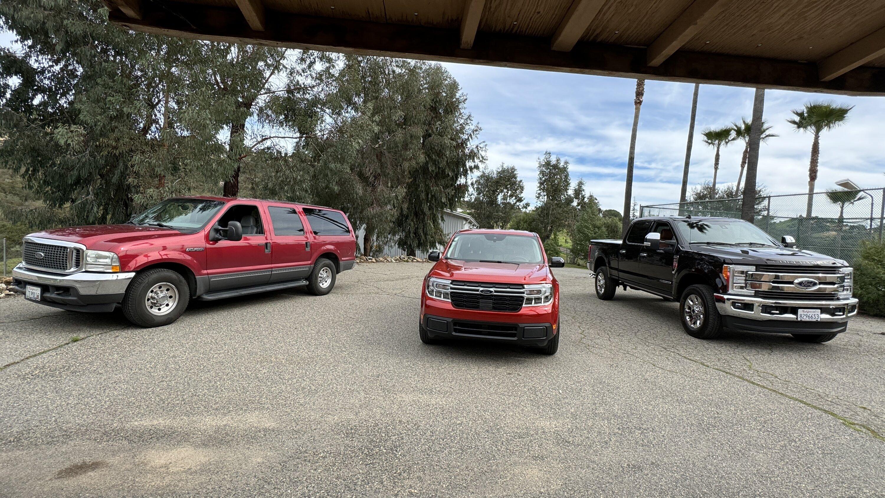 Ford Maverick Post your Maverick next to ridiculously large trucks - photos thread 3Fords