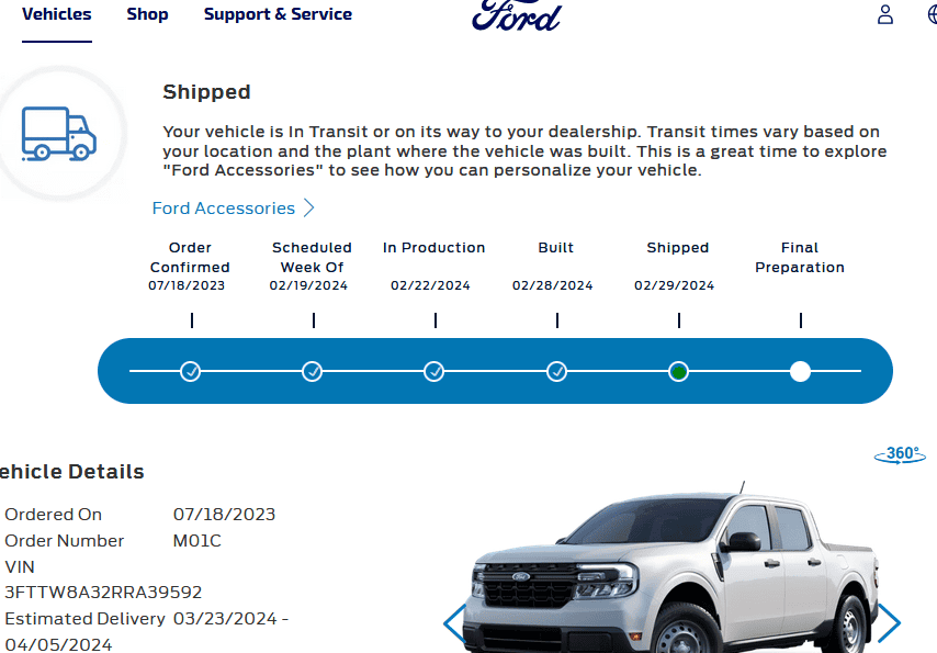 Ford Maverick 🧭 Maverick Build & Tracking Links 1709324960751