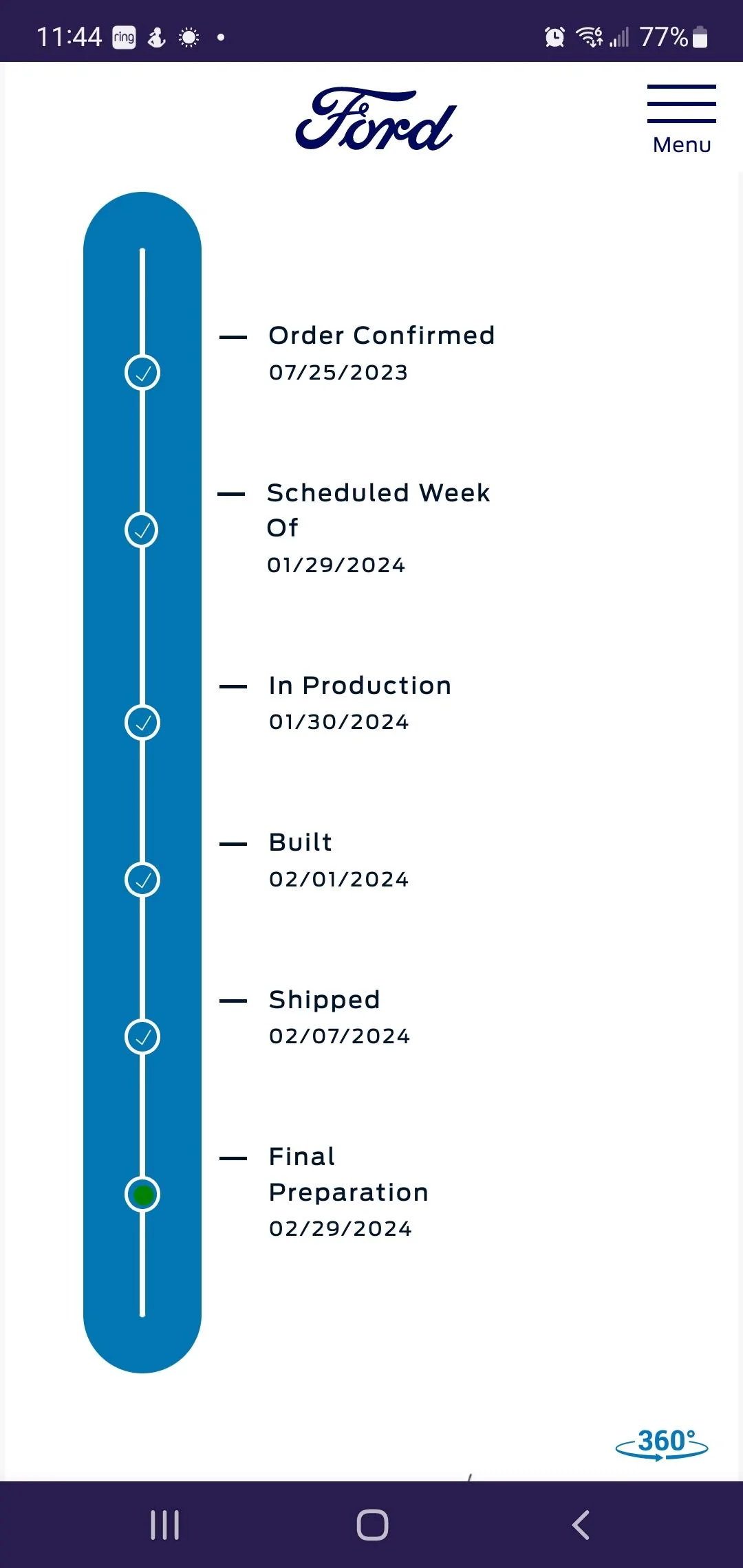Ford Maverick 📊 Maverick Order Tracking List & Stats [Enter Yours!] Screenshot_20240302-114415_Firefox
