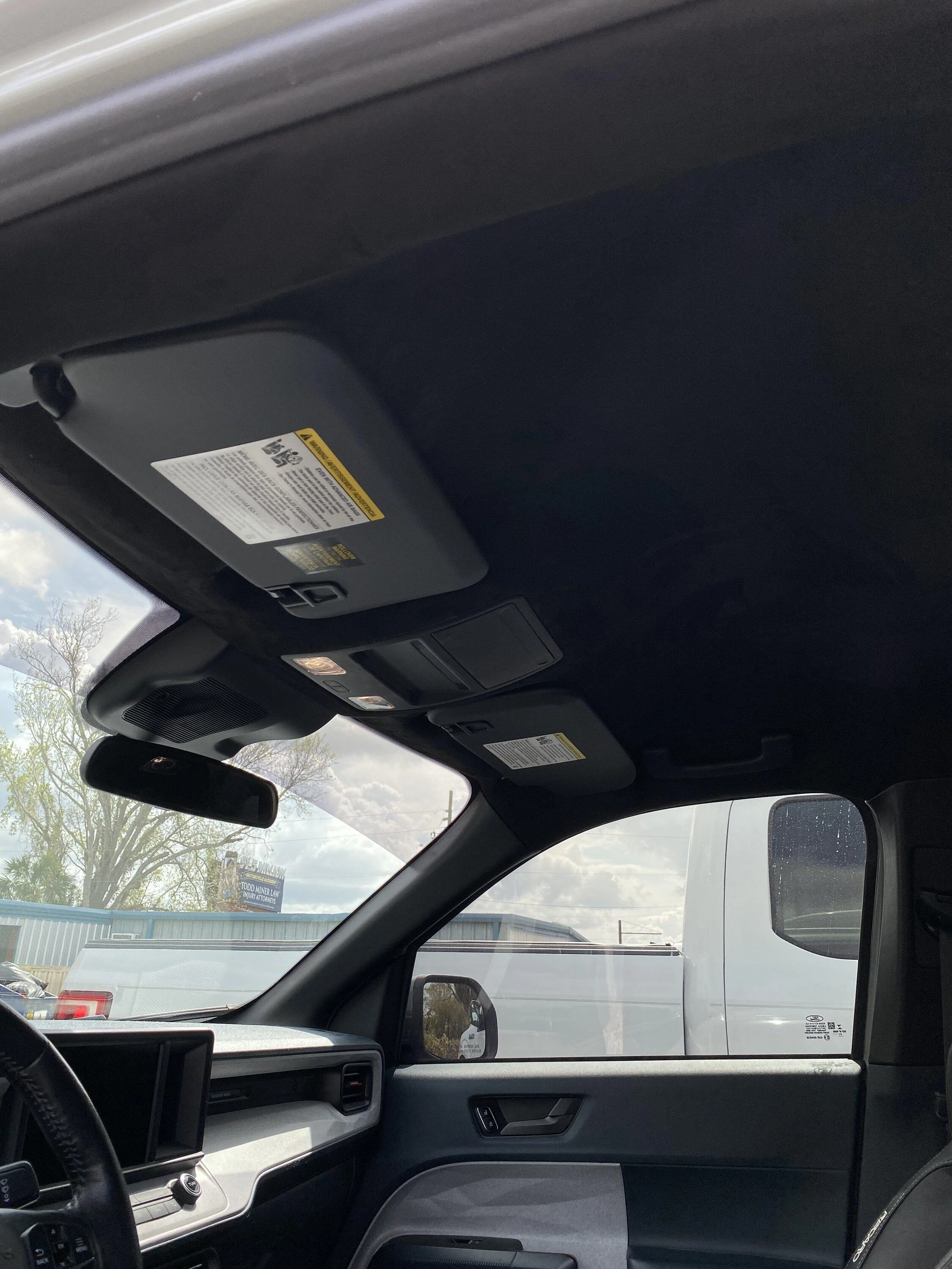 Ford Maverick Blacked out my headliner IMG_3080