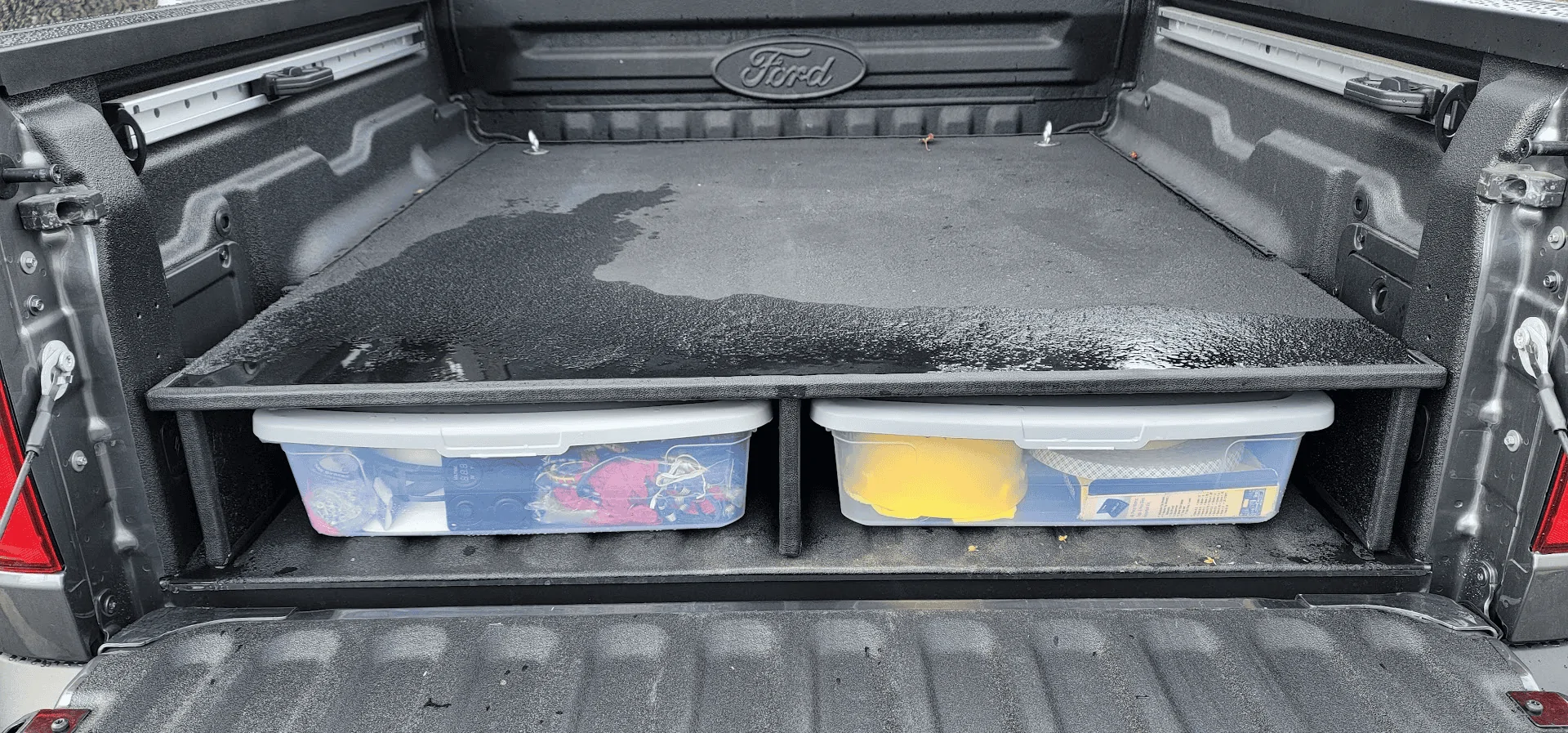 Ford Maverick Bed Drawers on a Budget - secure weatherproof storage with minimum bed loss 1709537802659