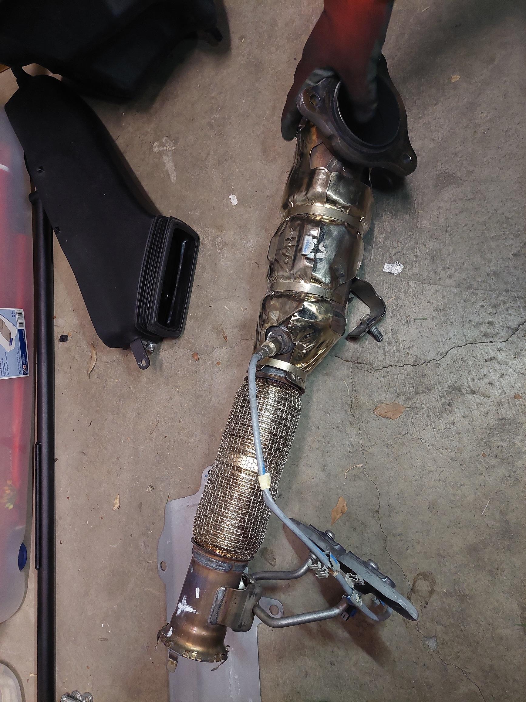 Ford Maverick Stainless Works Downpipe for Maverick Now Available at Panda Motorworks! 20240203_175527