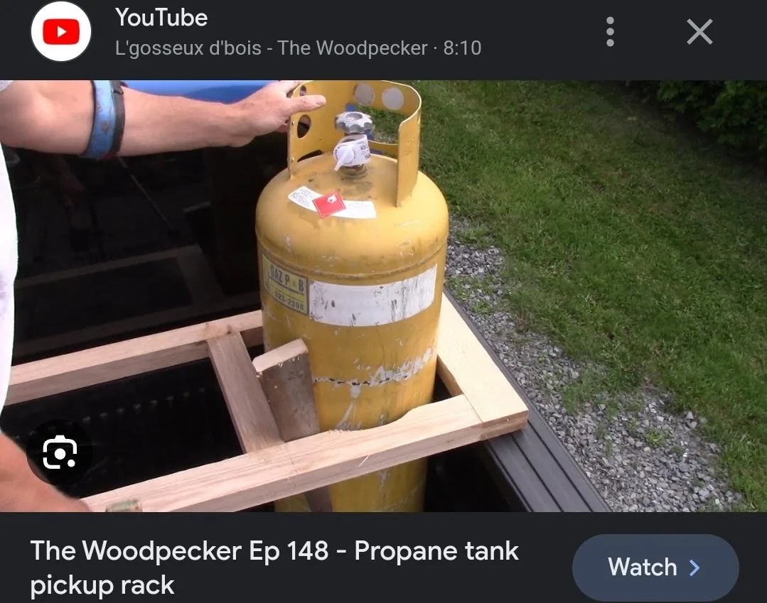 Ford Maverick Storage/hauling solution for 100LBS propane tank... Screenshot_20240304_135854_Googl