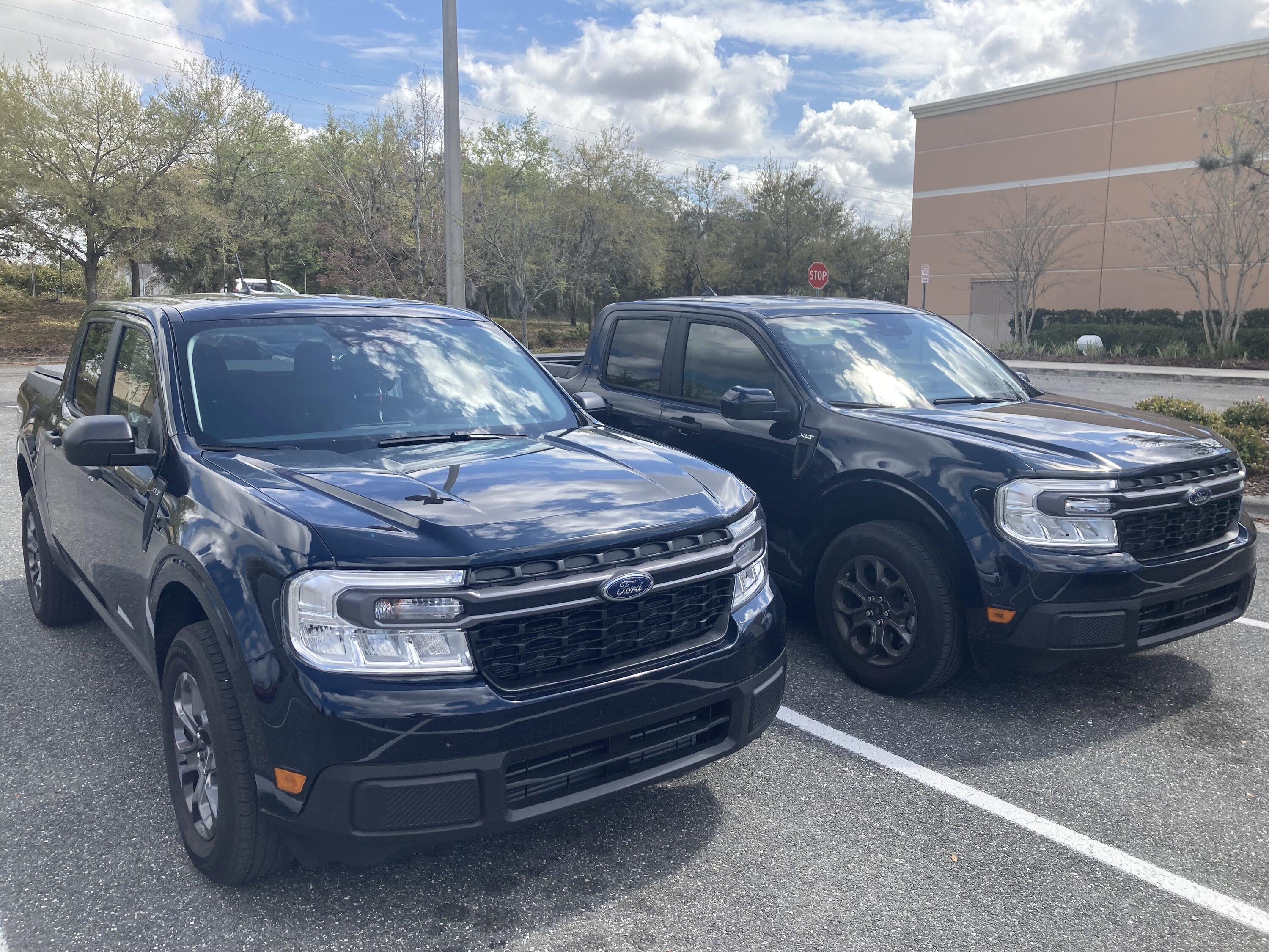 Ford Maverick TWINS IN ALTO BLUE twins