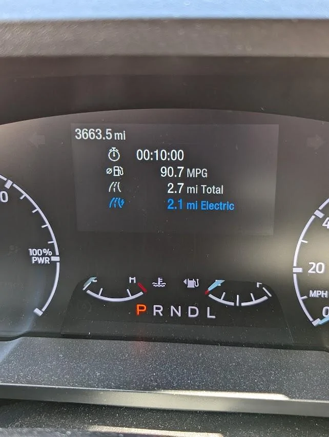 Ford Maverick Best Fuel economy on a hybrid 90.7 MPG