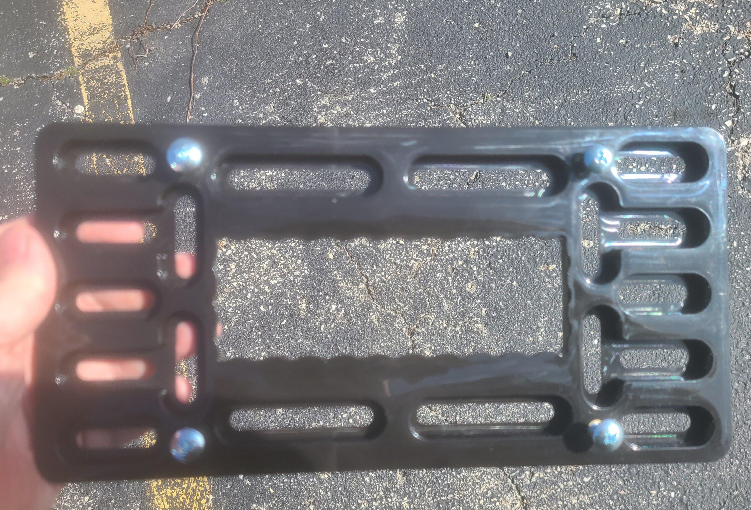 Ford Maverick My No Drill Plate Mount 20240307_104647