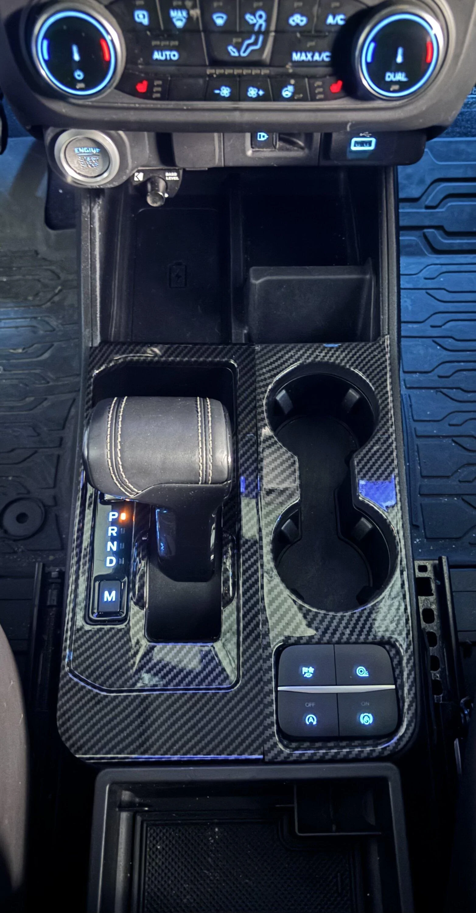 Ford Maverick F-150 Shifter Installed in Maverick! IMG_1726