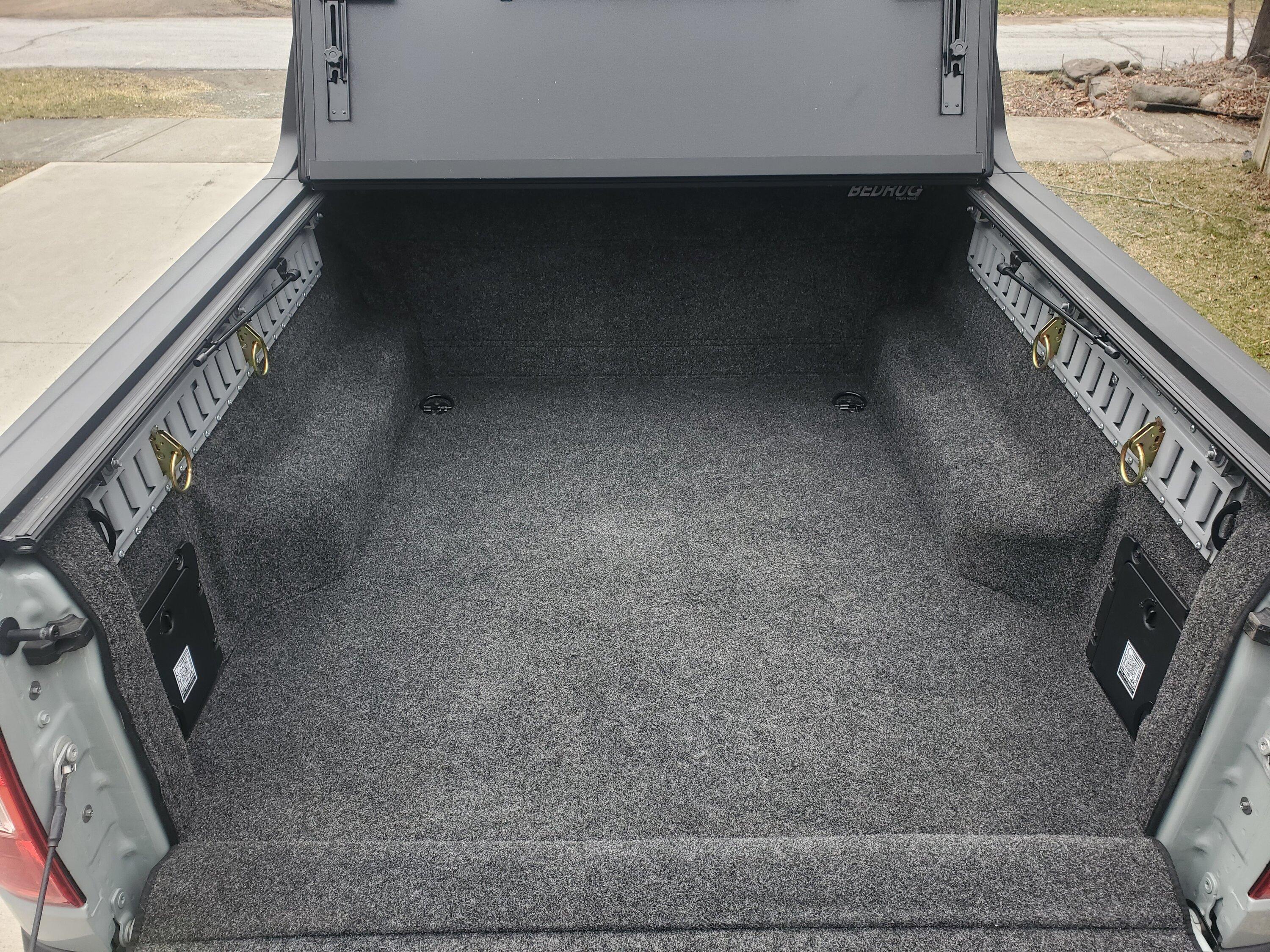 Ford Maverick DIY Bed Side Tie Downs MyBedRugETrack