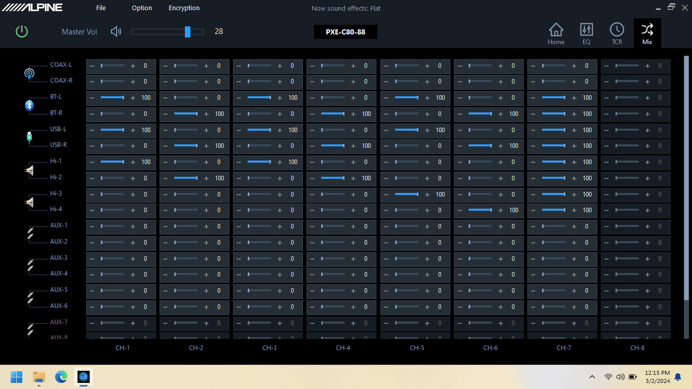 Ford Maverick Alpine Optim8 DSP/Amp - Lane's Review, Thoughts, Results... Output Mode Mapping)