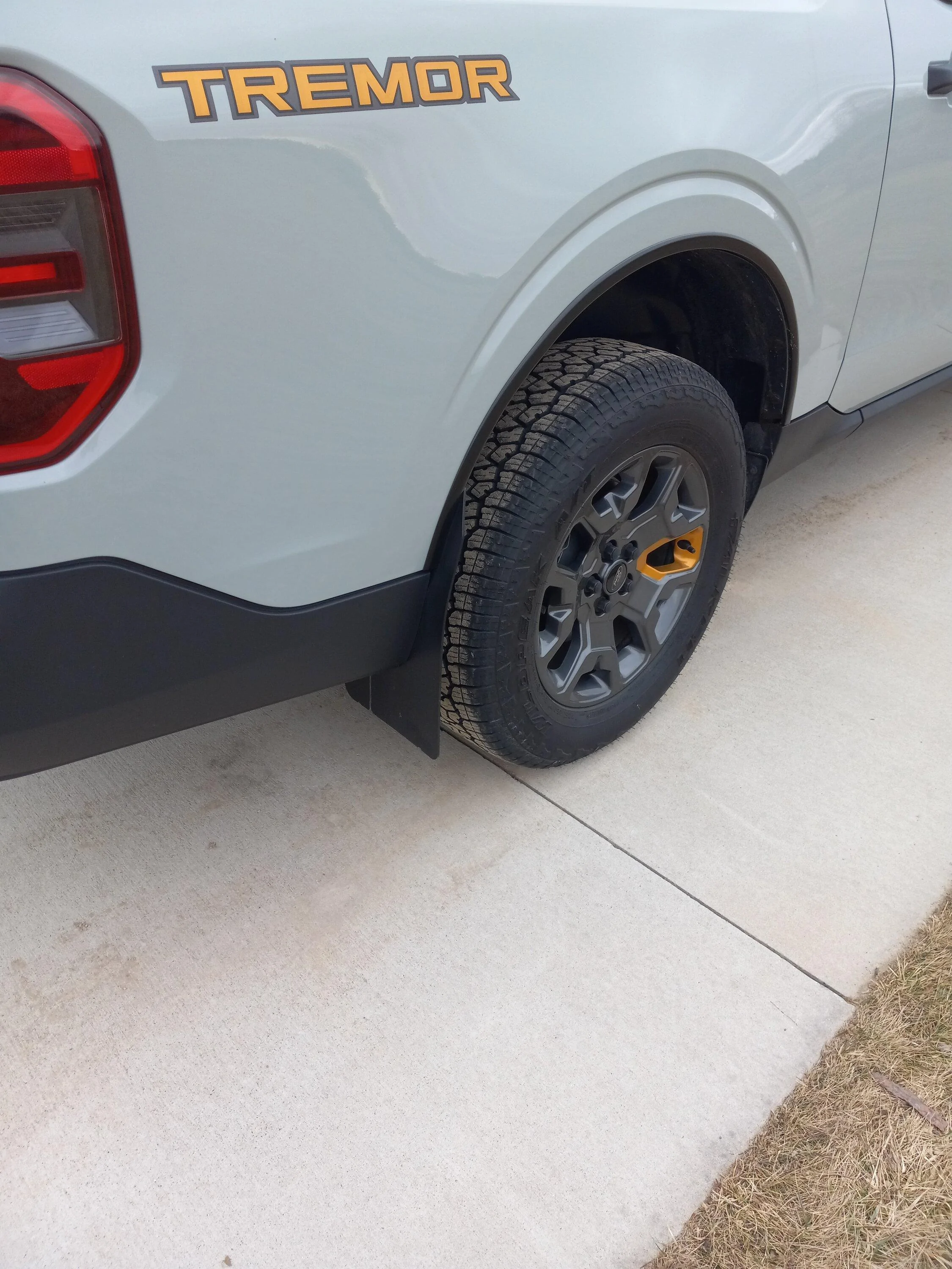 Ford Maverick Question should I install mud flaps 20240309_141809