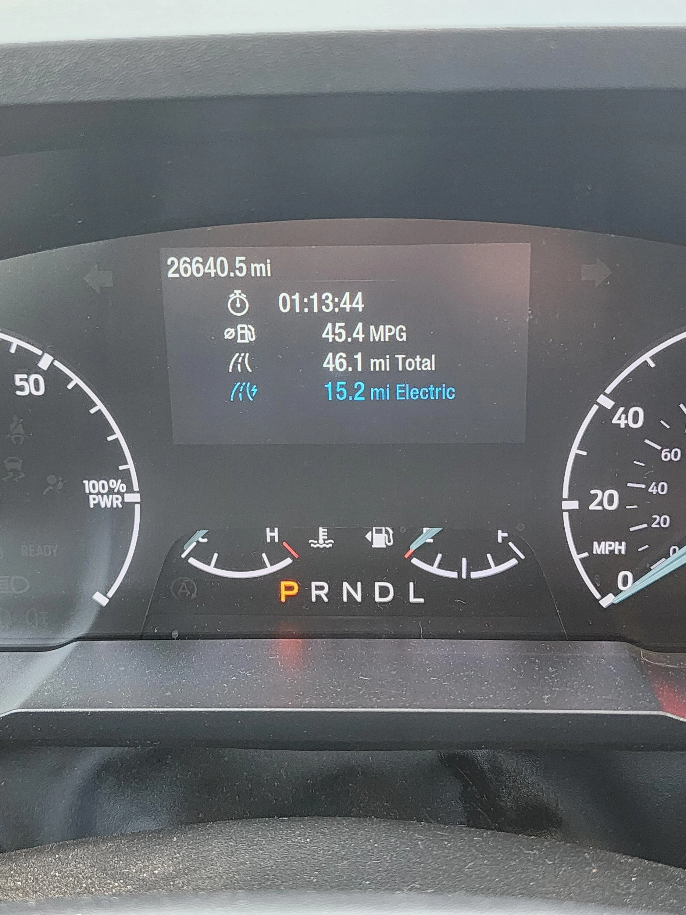 Ford Maverick Engine failure warning while driving on Fwy. 20240309_124716