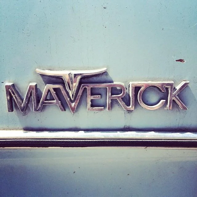 Ford Maverick Opinions on this Maverick emblem?  The cow in lower right bottom side of tailgate. 1710039432847