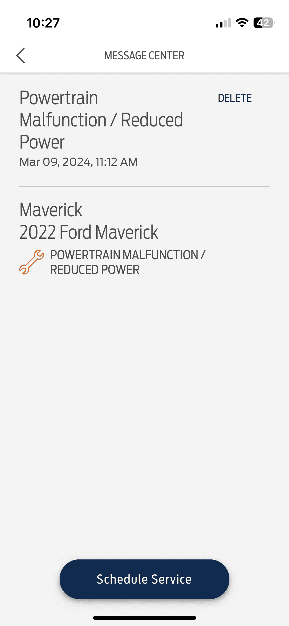 Ford Maverick Powertrain Malfunction/ Reduced Power IMG_3635