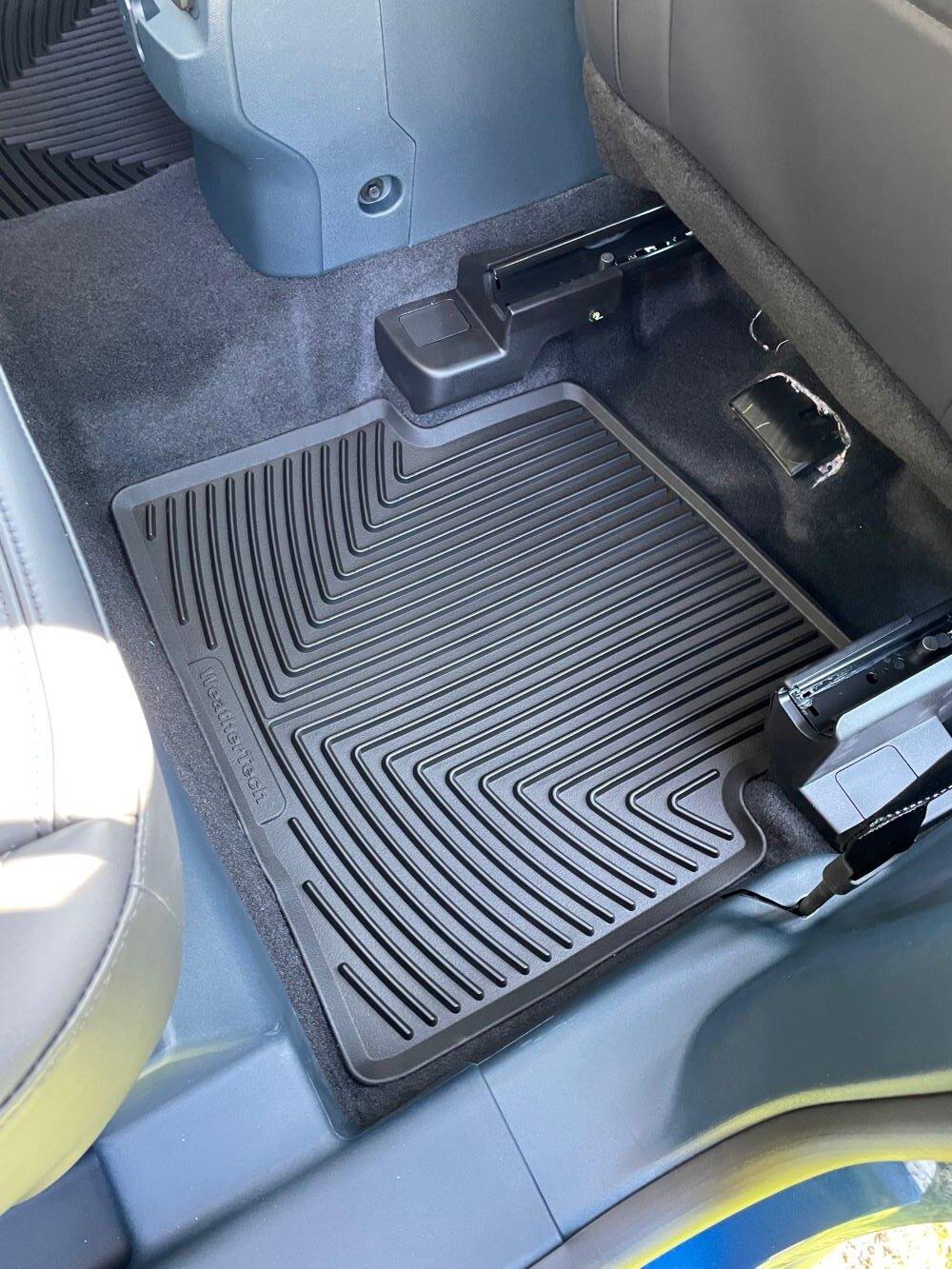 Ford Maverick Weathertech Floor Mats for Maverick is same part # as Bronco Sport WT Bronco Sport rear mats