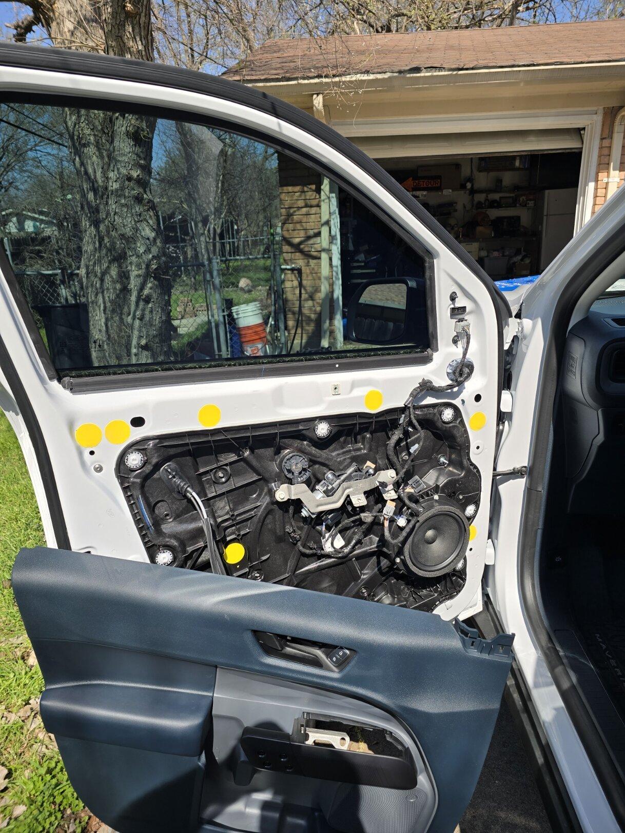 Ford Maverick Question about upgrading audio and adding a subwoofer. door
