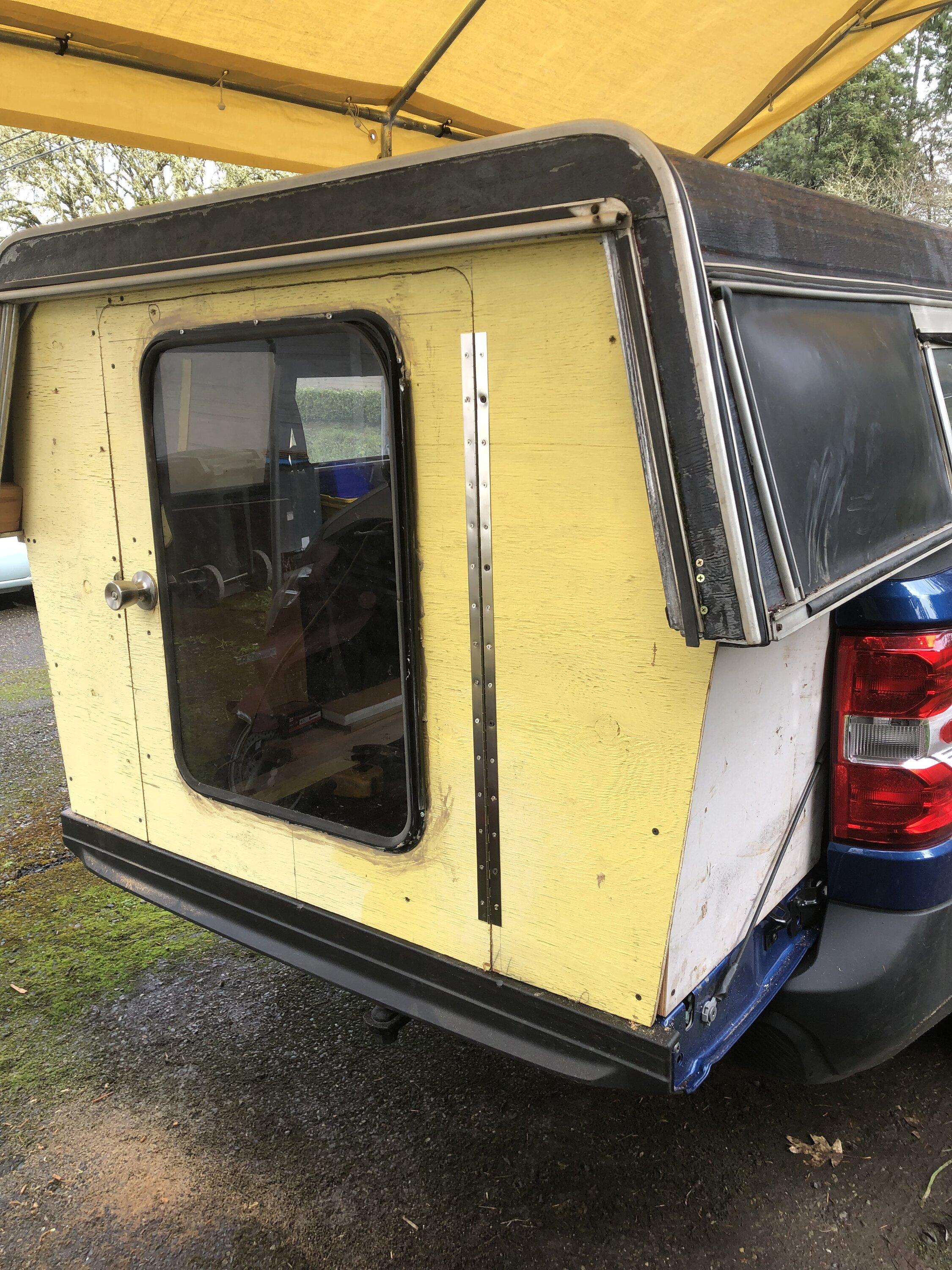 Ford Maverick 6’ camper shell onto 4.5’ bed IMG_0944